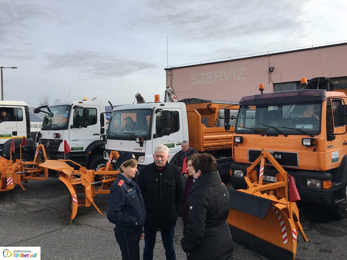 Téli gépszemle a NYÍRVV-nél