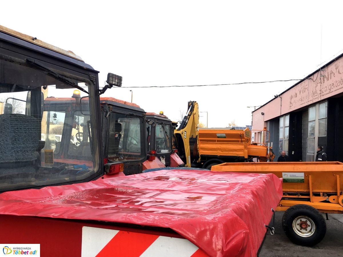 Téli gépszemle a NYÍRVV-nél