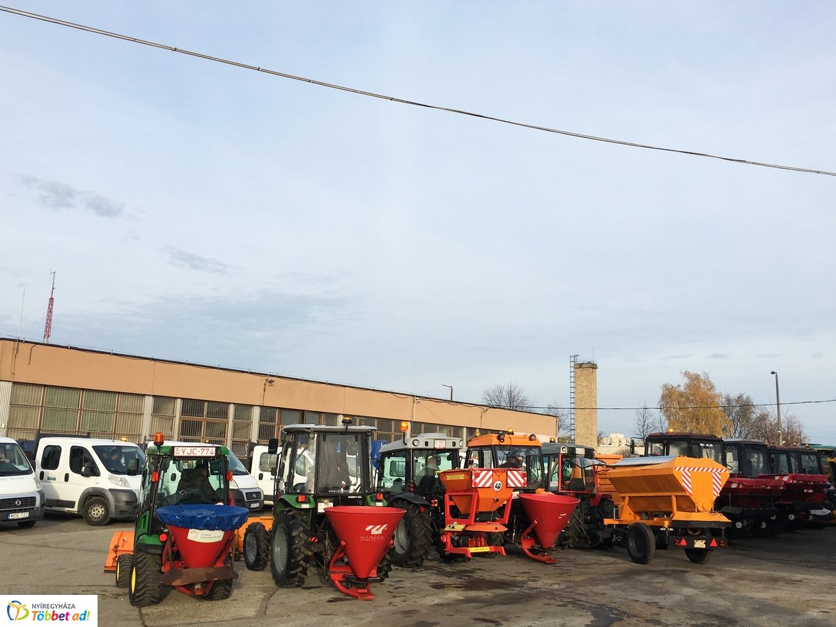 Téli gépszemle a NYÍRVV-nél