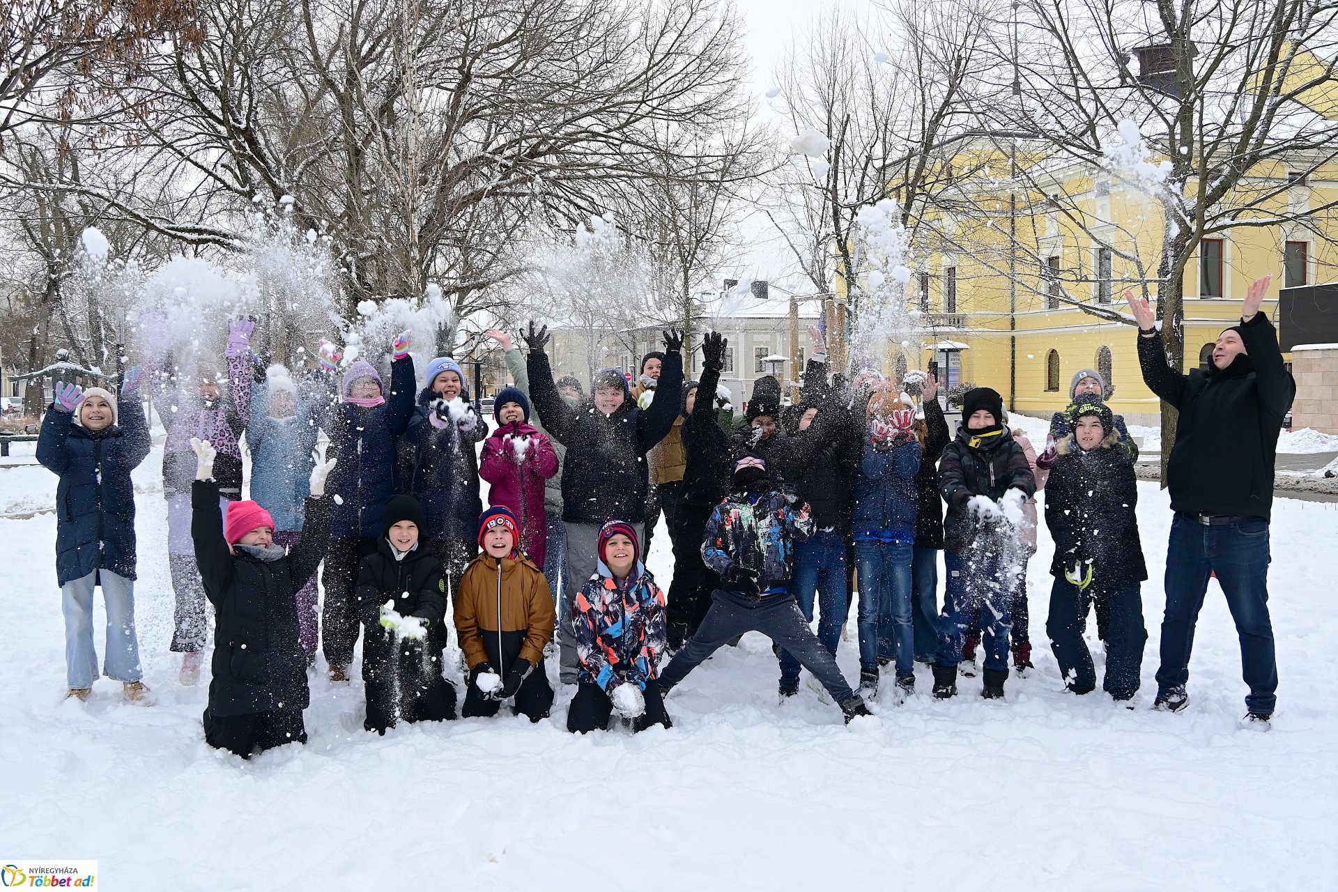 Téli játék  a hóban