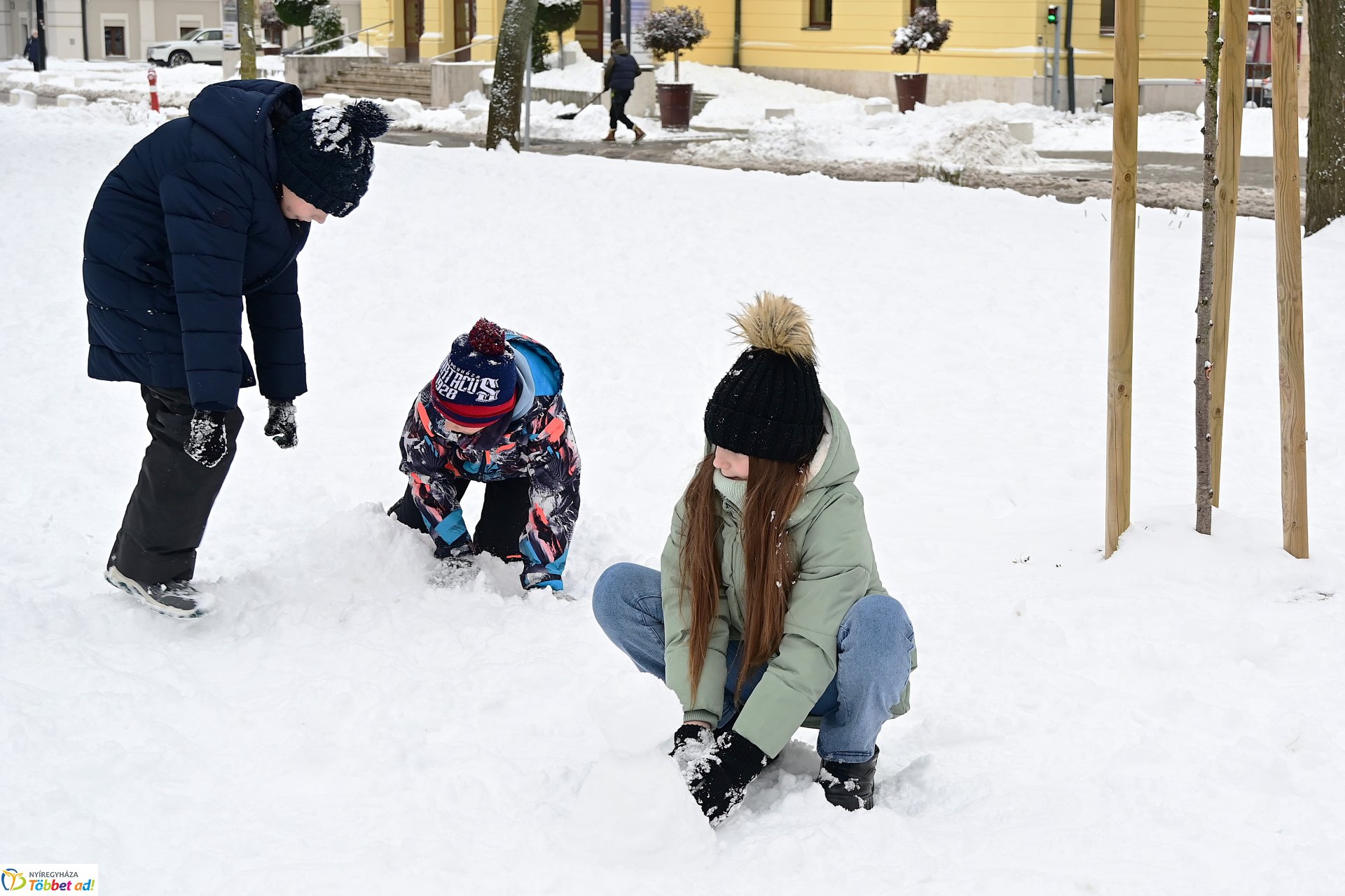 Téli játék  a hóban