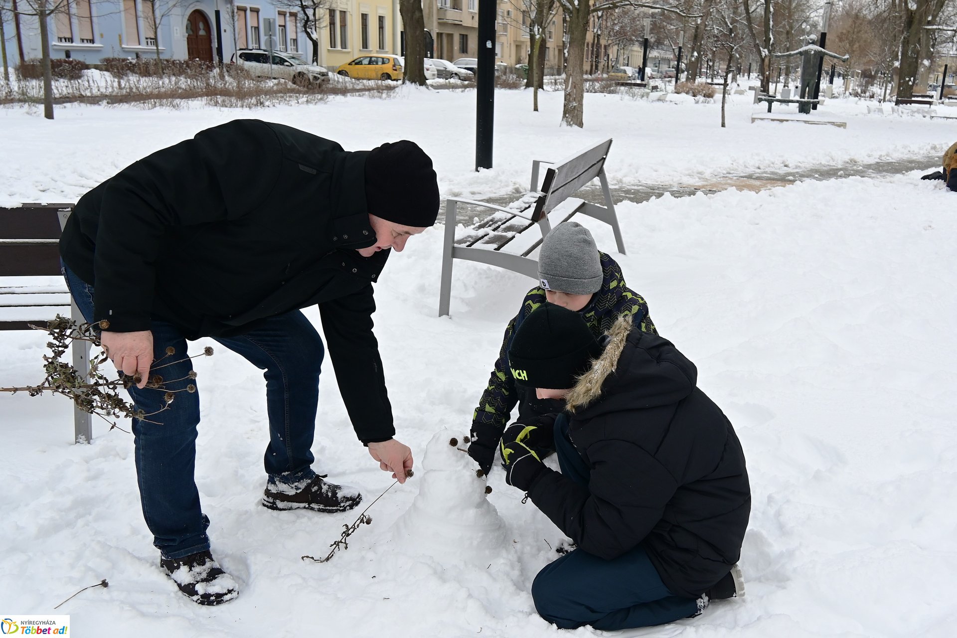 Téli játék  a hóban