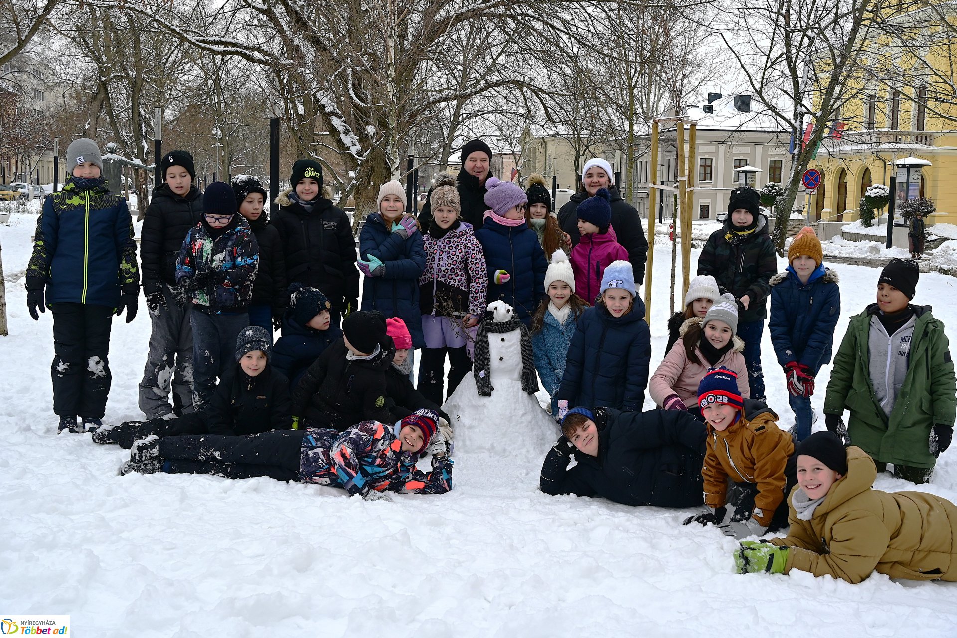 Téli játék  a hóban