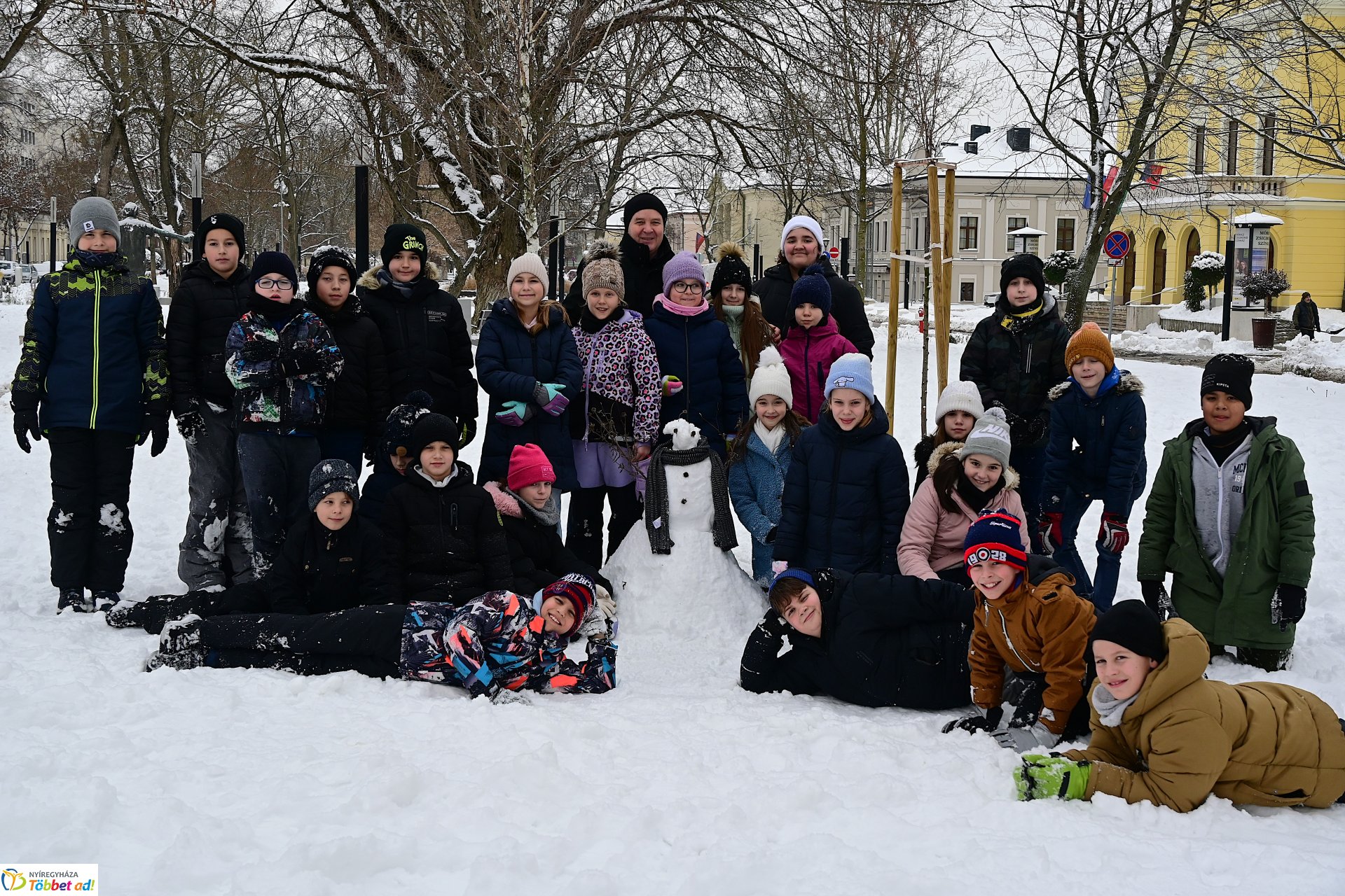 Téli játék  a hóban