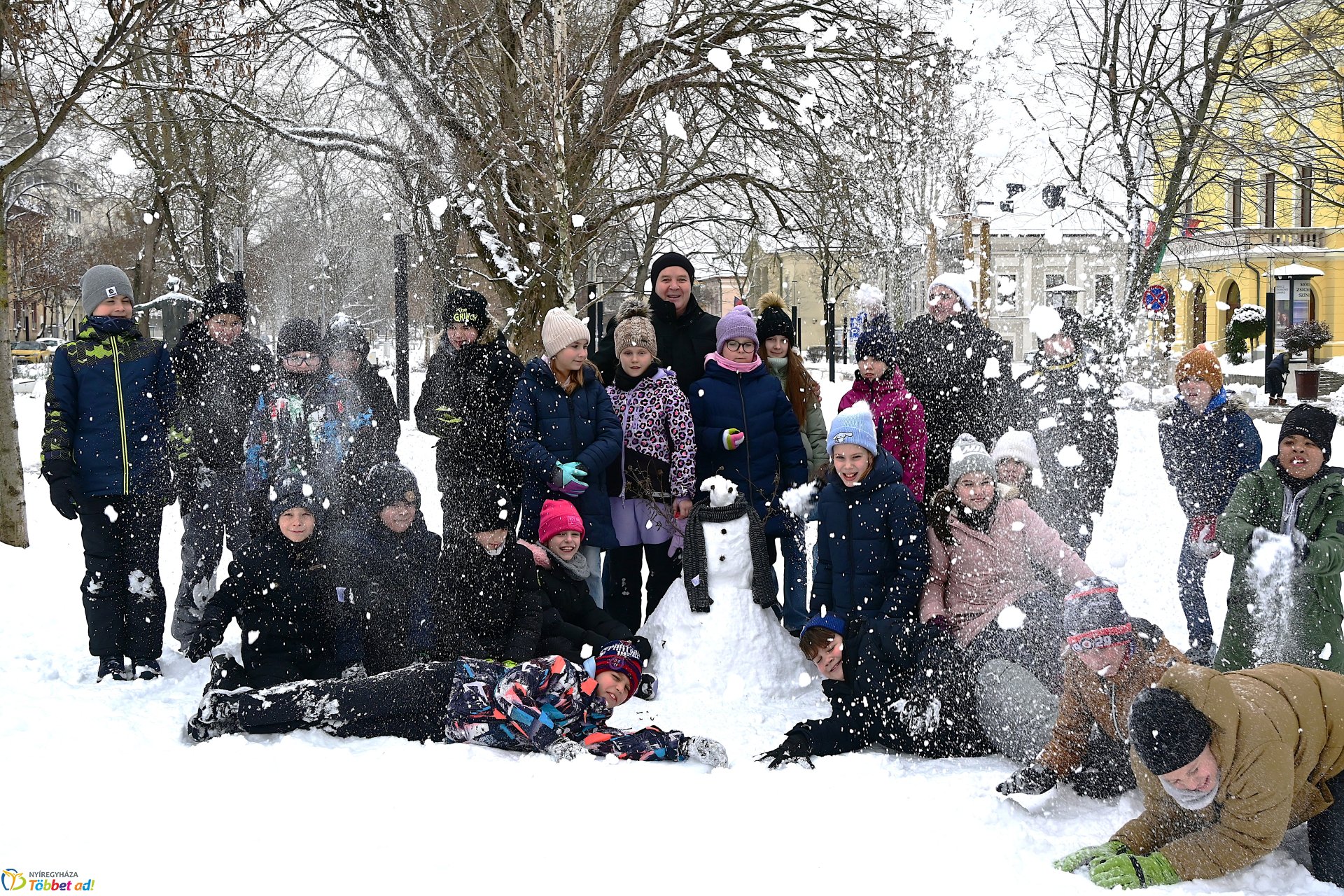 Téli játék  a hóban