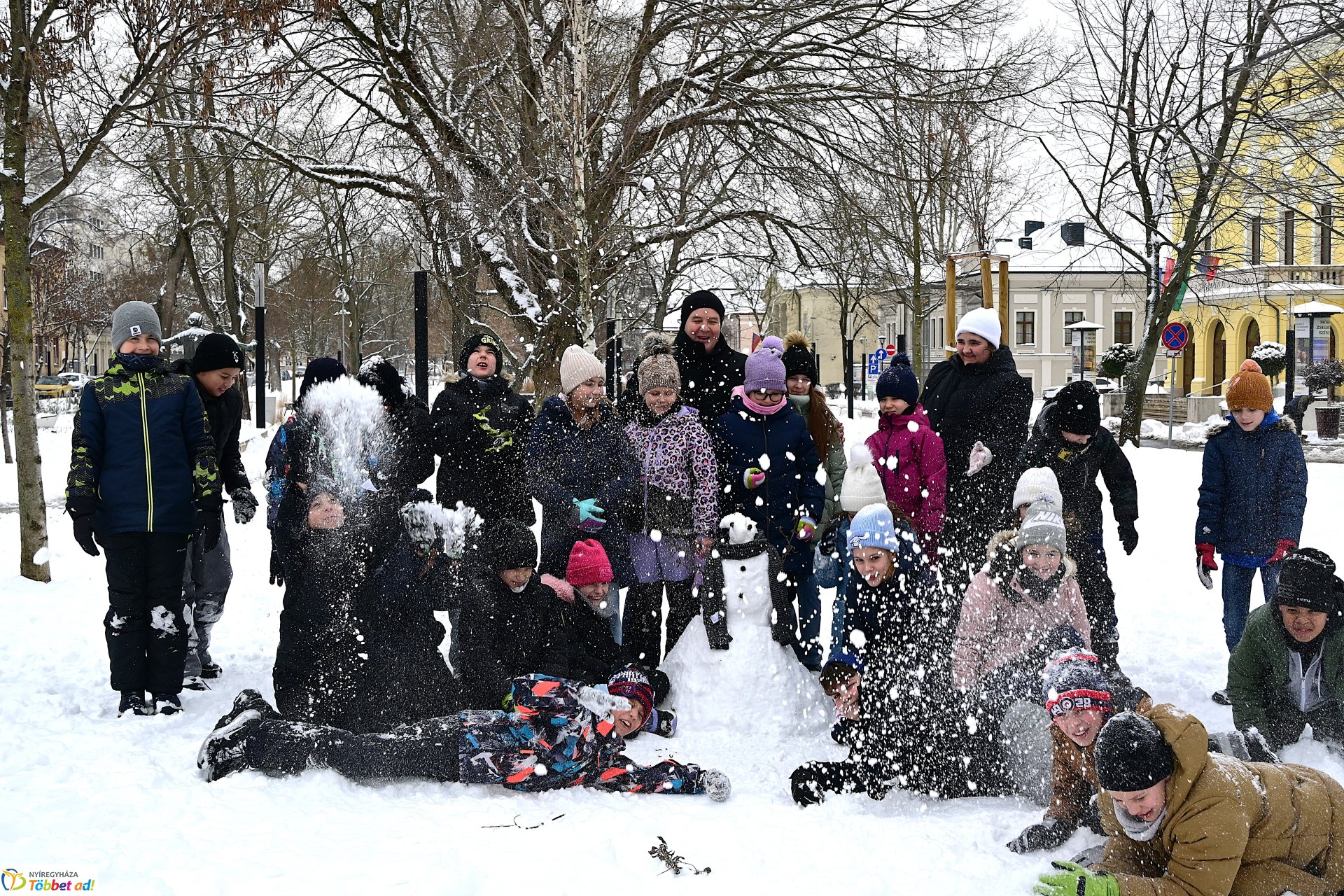 Téli játék  a hóban