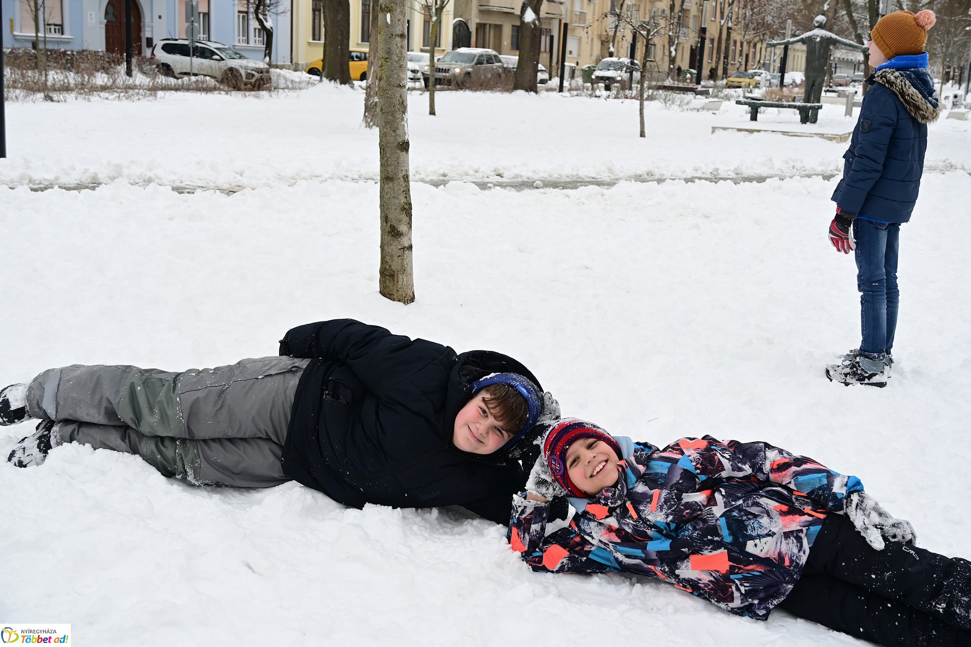 Téli játék  a hóban