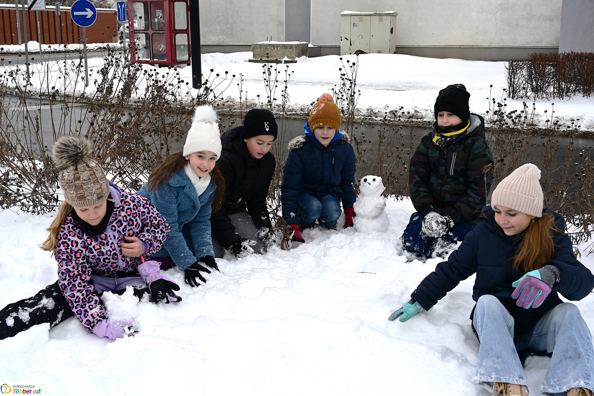 Téli játék  a hóban