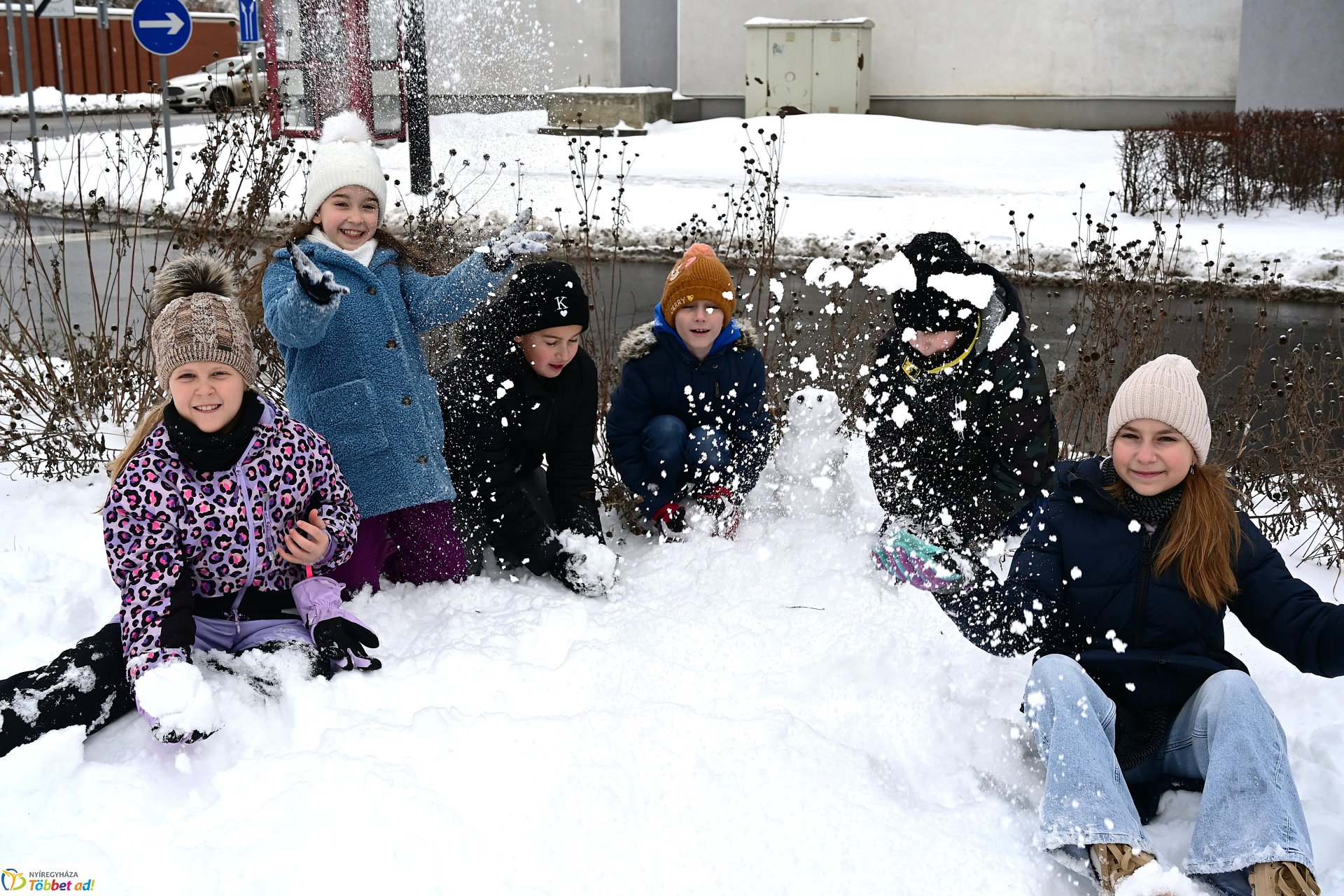 Téli játék  a hóban