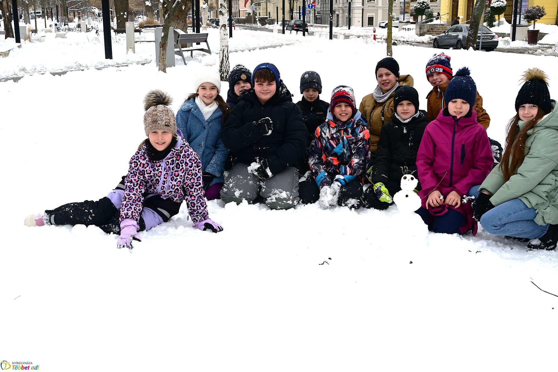 Téli játék  a hóban