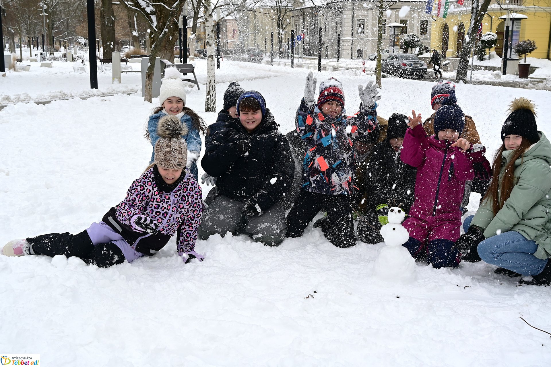 Téli játék  a hóban