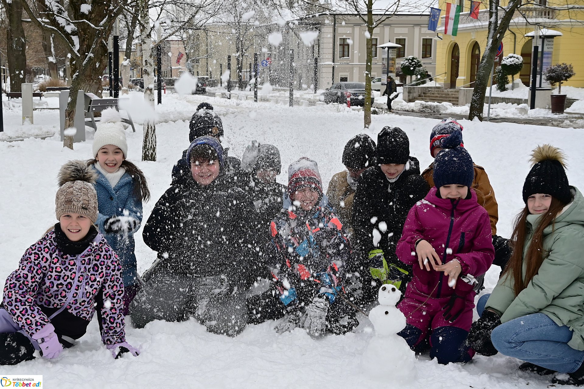 Téli játék  a hóban