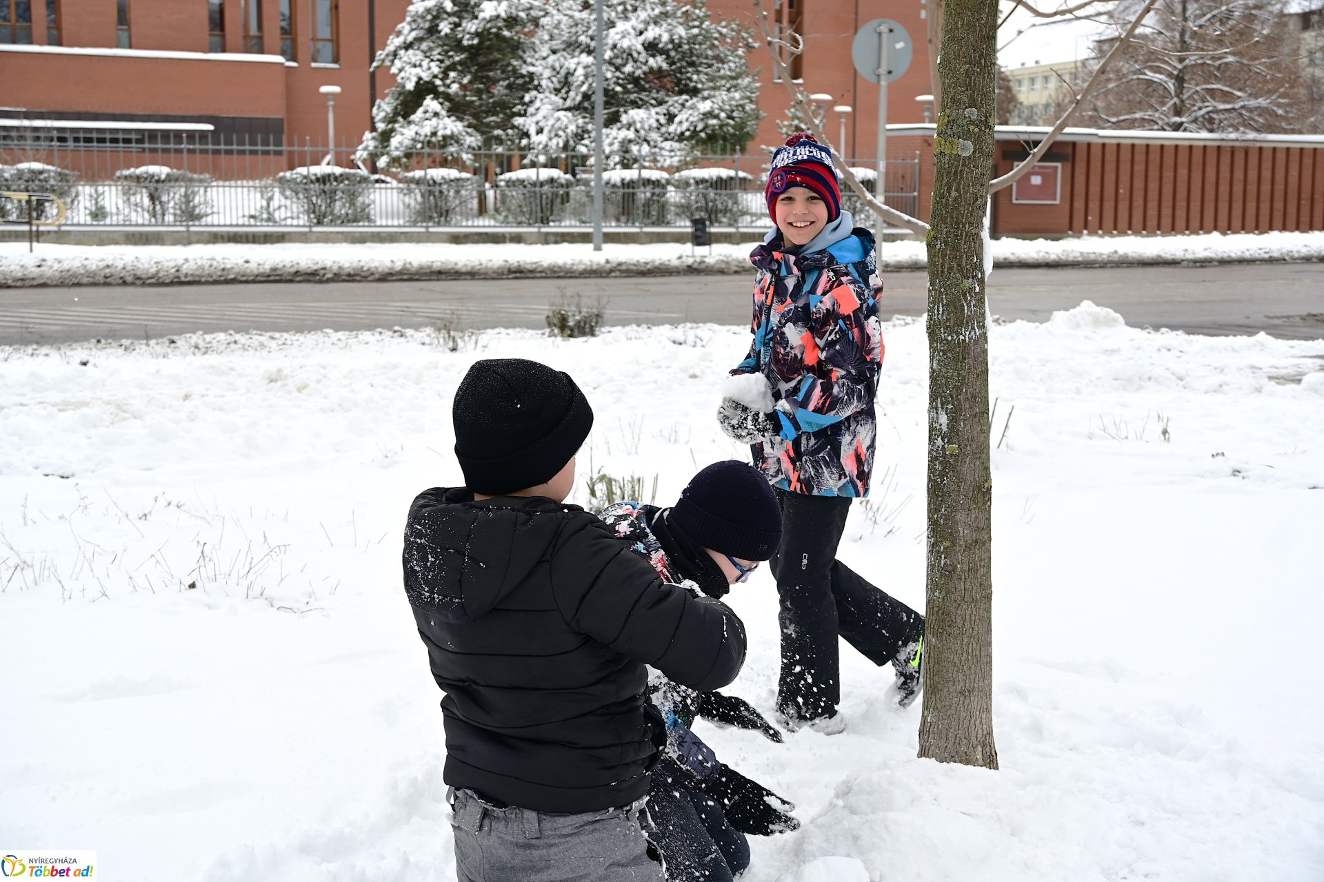 Téli játék  a hóban
