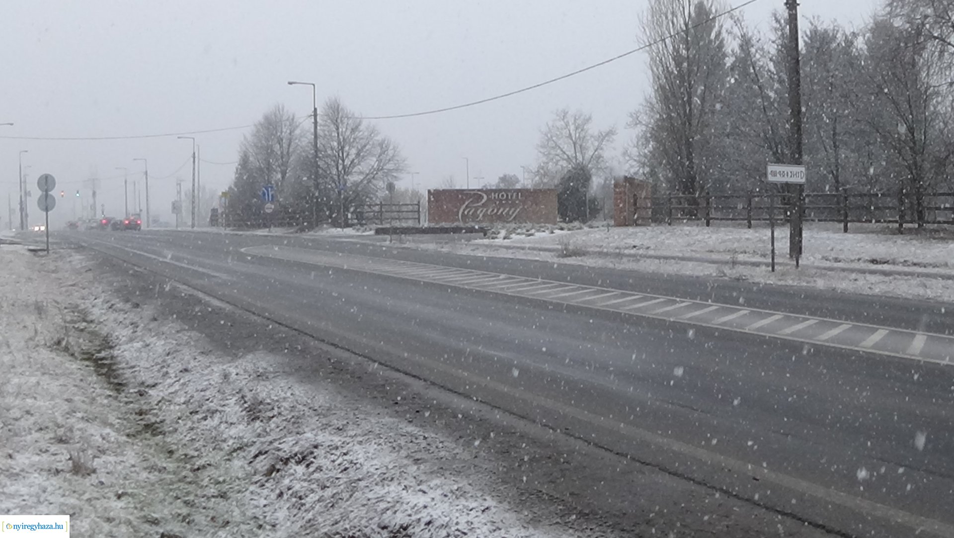 Télies útviszonyok Nyíregyházán