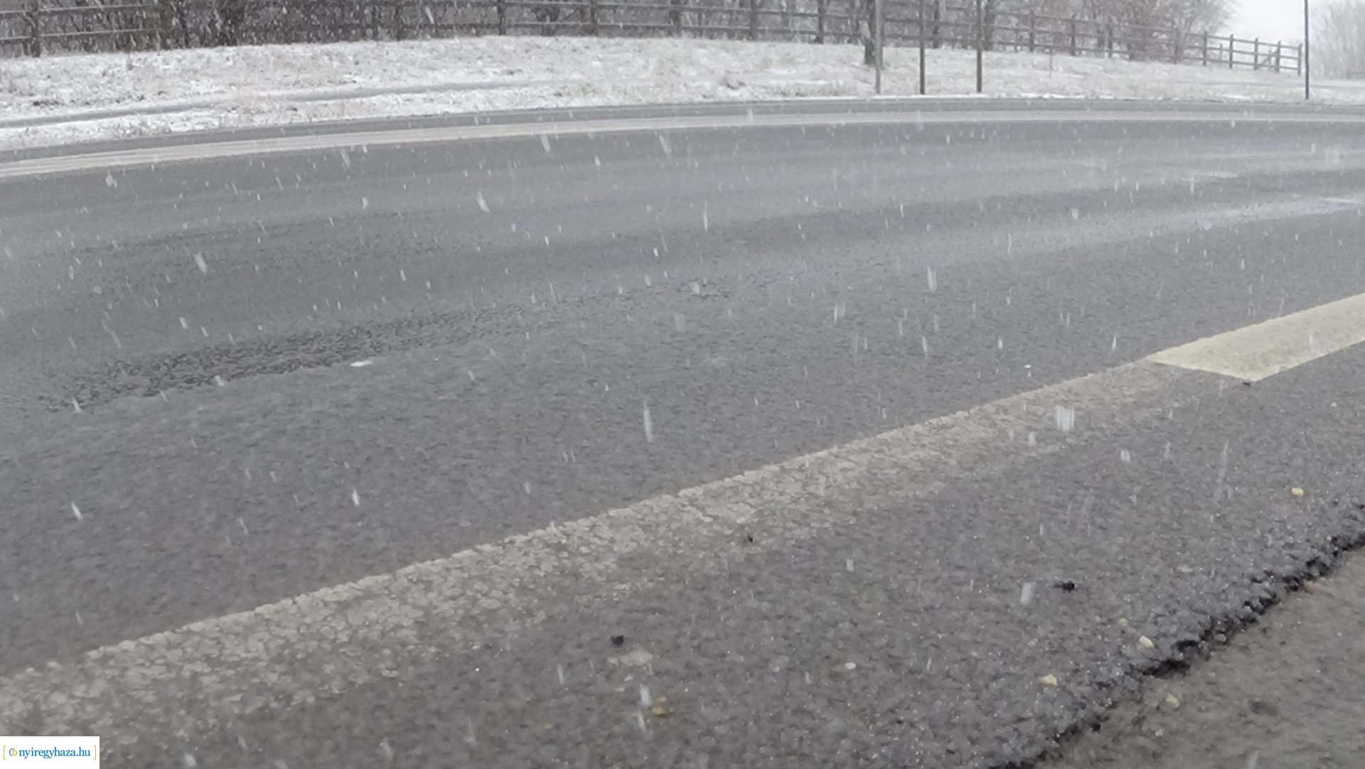 Télies útviszonyok Nyíregyházán