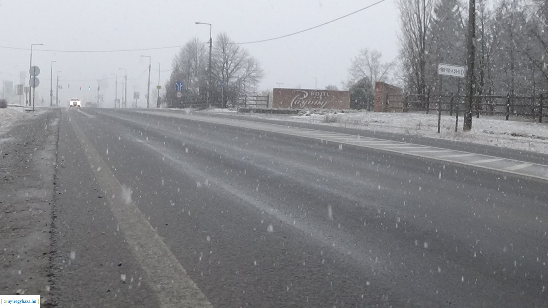 Télies útviszonyok Nyíregyházán