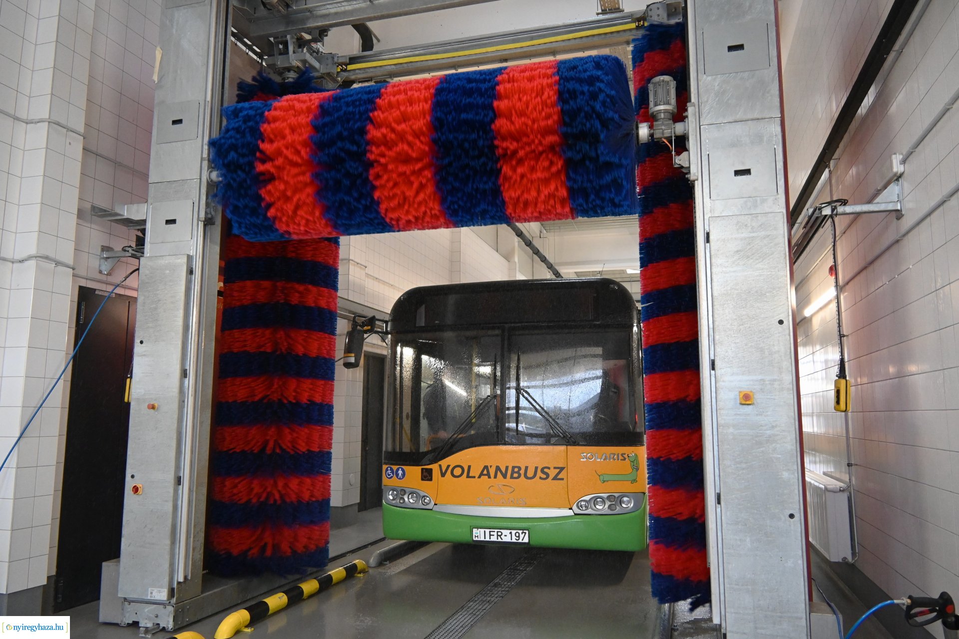 Teljes kapacitással üzemel a Volánbusz Zrt. új telephelye Nyíregyházán