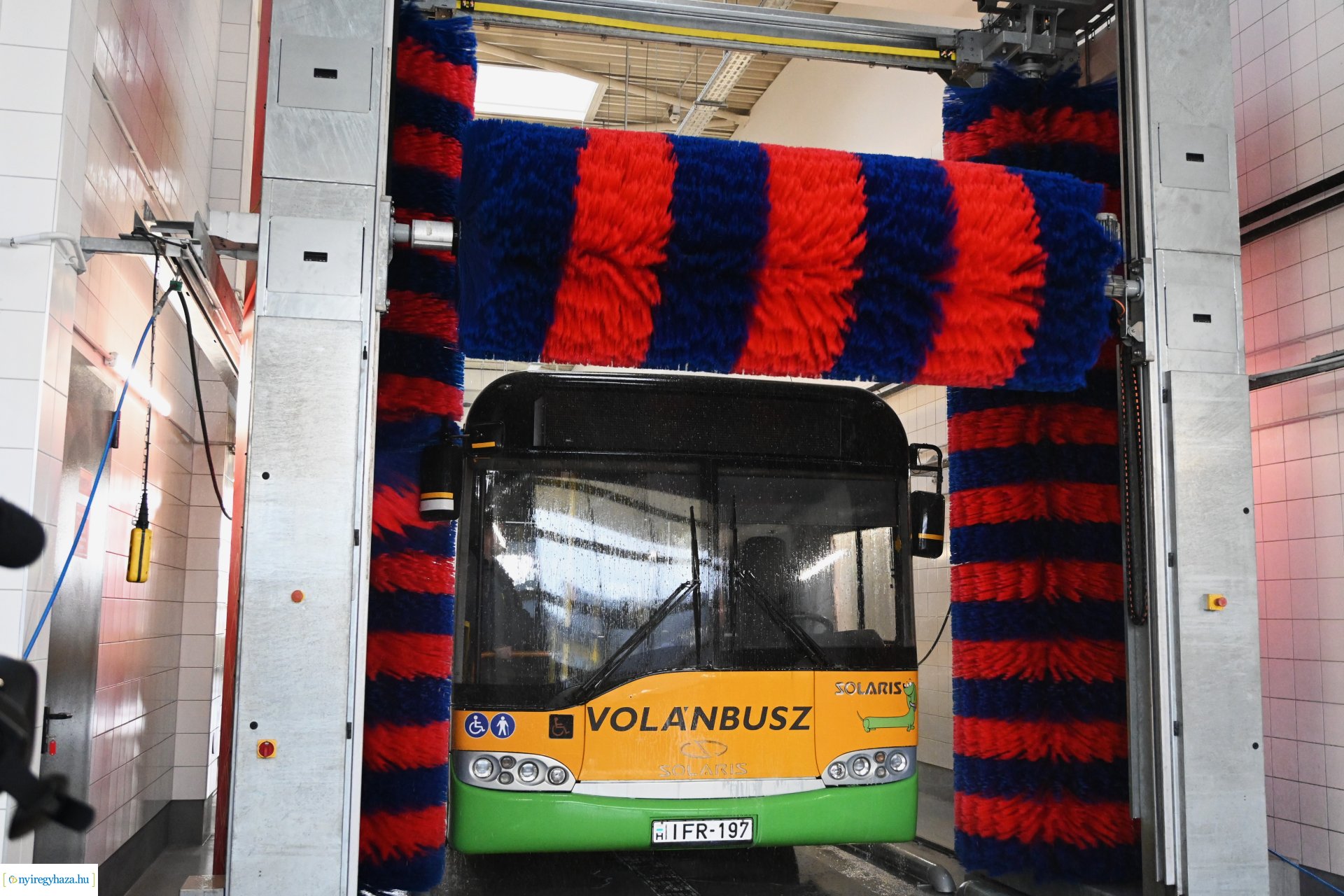Teljes kapacitással üzemel a Volánbusz Zrt. új telephelye Nyíregyházán