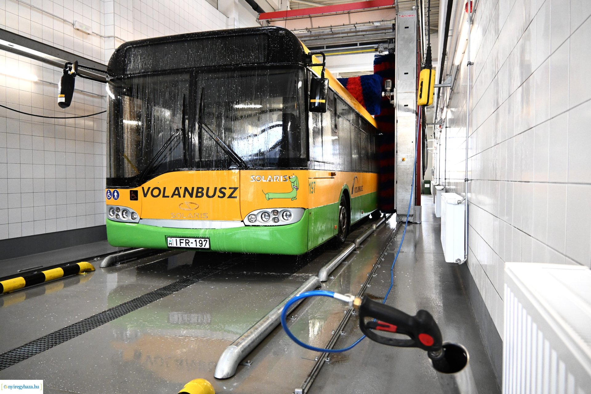 Teljes kapacitással üzemel a Volánbusz Zrt. új telephelye Nyíregyházán