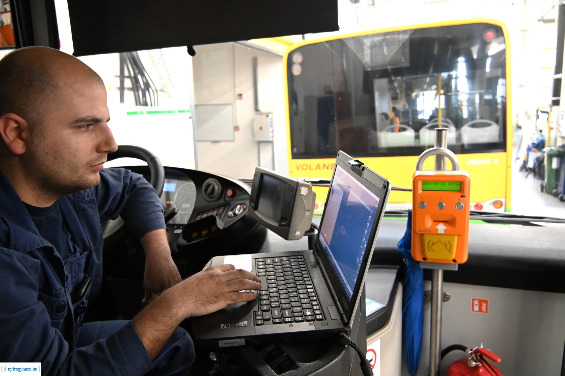 Teljes kapacitással üzemel a Volánbusz Zrt. új telephelye Nyíregyházán