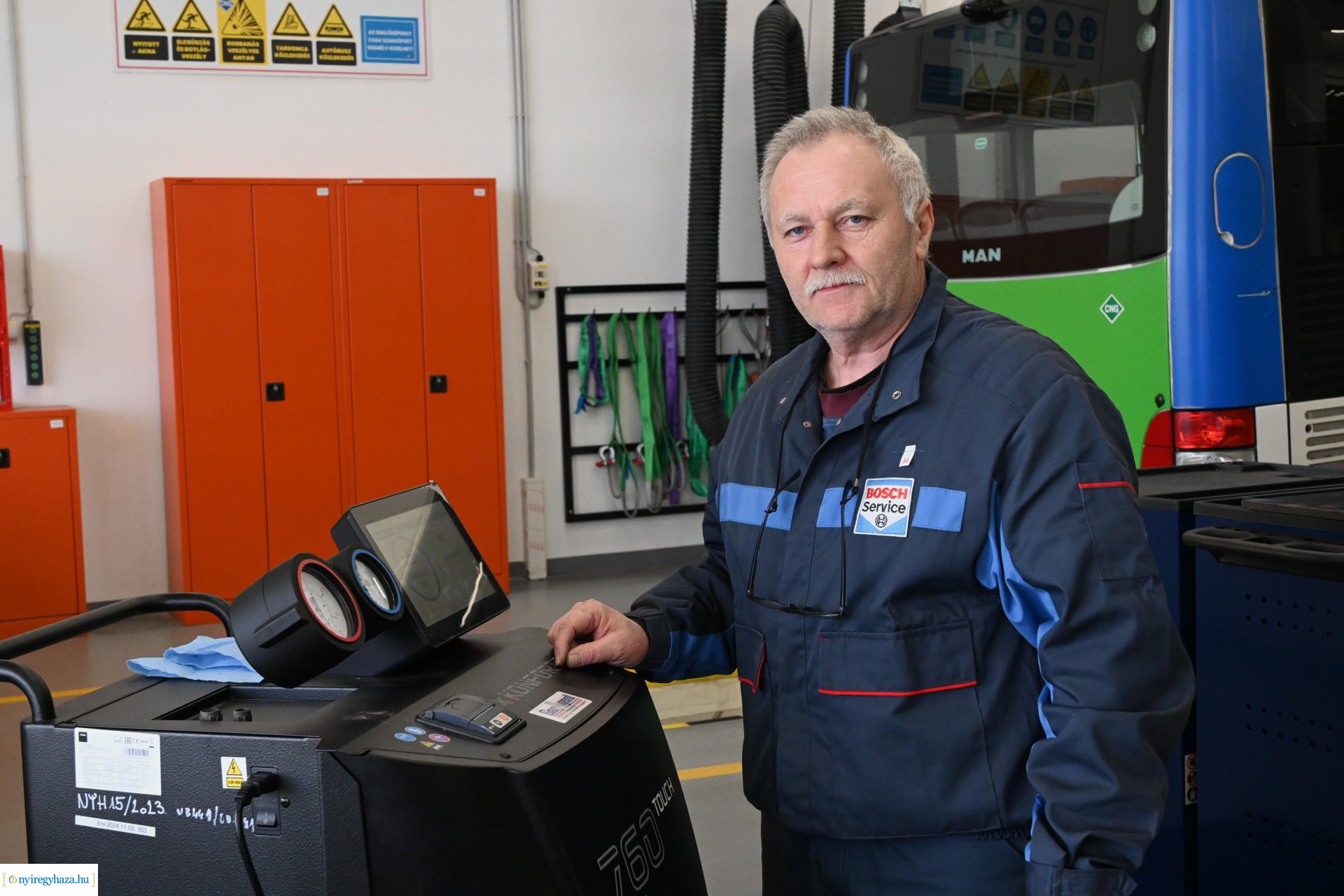 Teljes kapacitással üzemel a Volánbusz Zrt. új telephelye Nyíregyházán