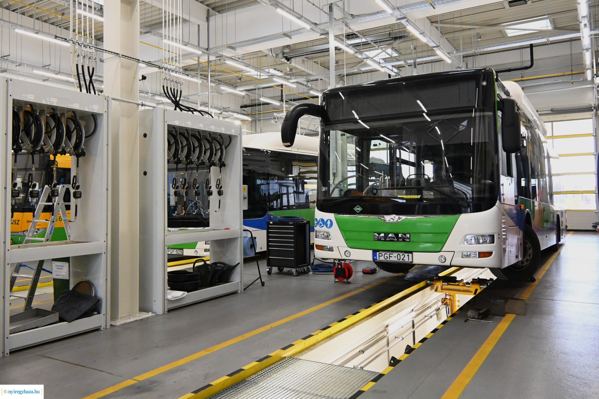 Teljes kapacitással üzemel a Volánbusz Zrt. új telephelye Nyíregyházán