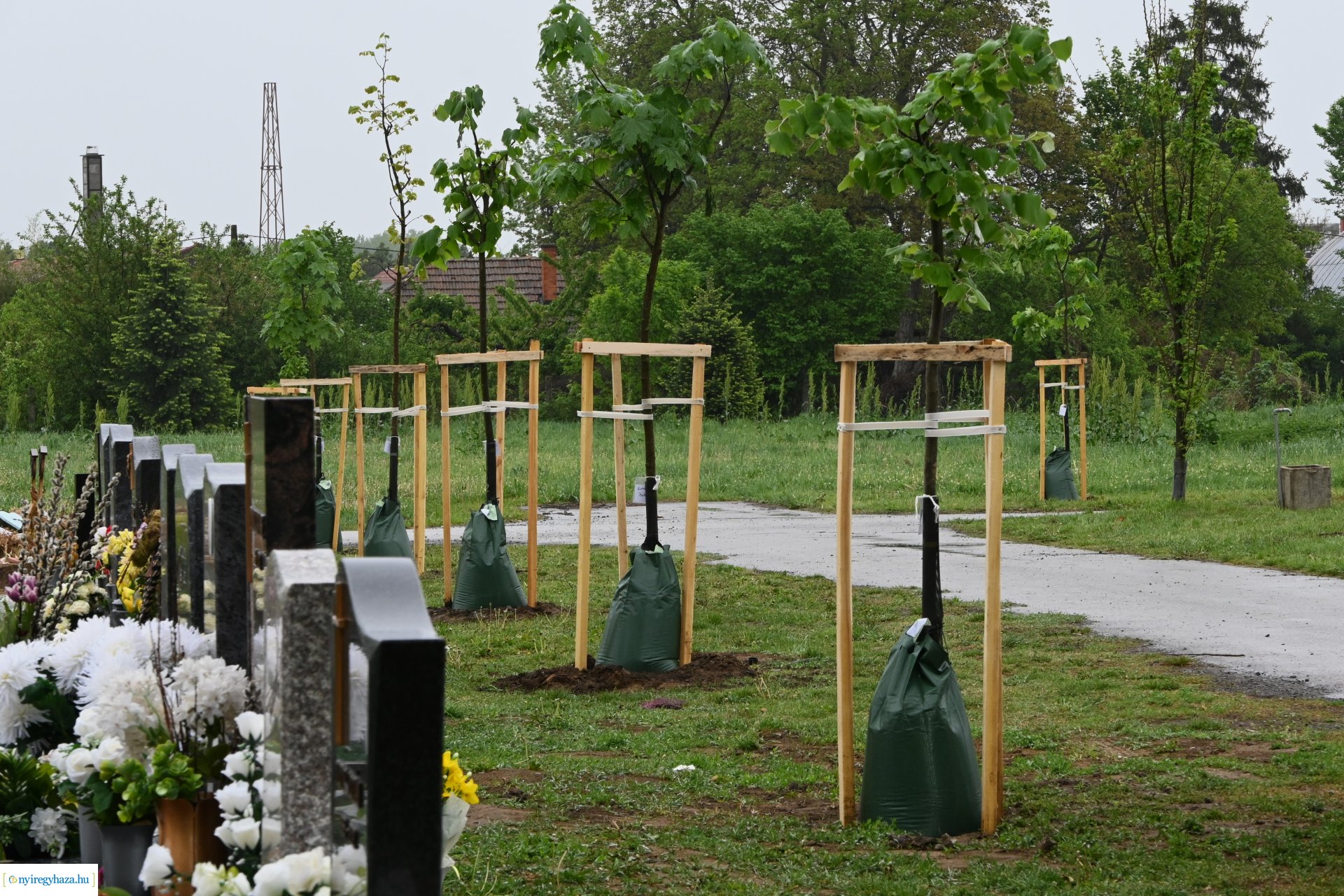 Temetői fejlesztések 2024-ben - a sajtó munkatársai tájékozódtak a beruházások megkezdéséről