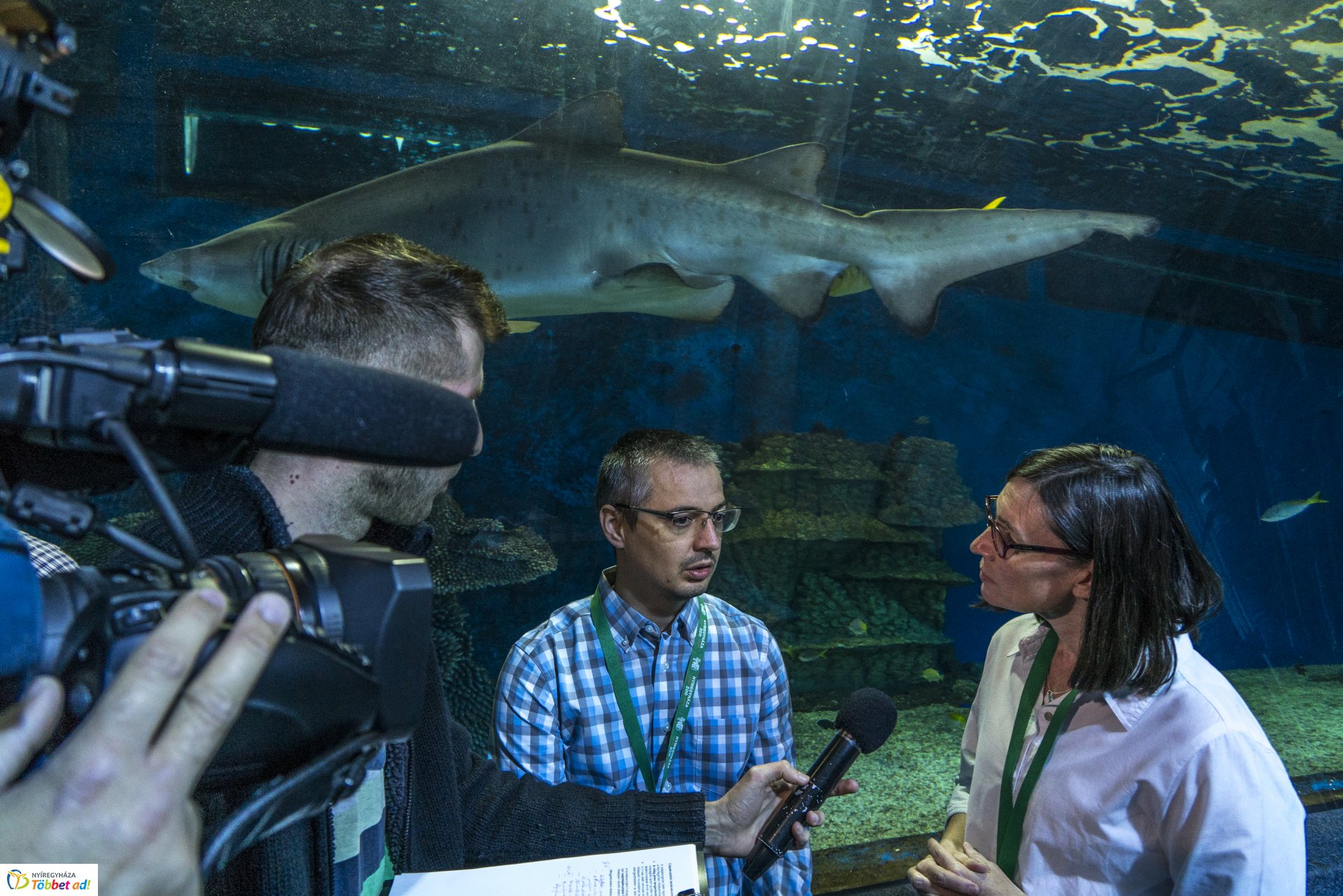 Tengerbiológusok a Nyíregyházi Állatparkban
