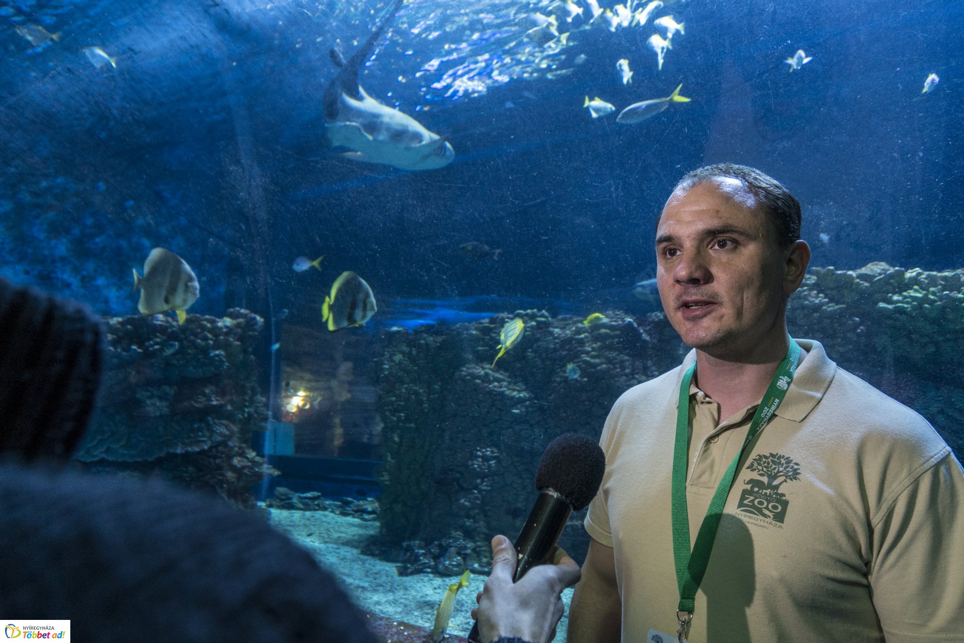 Tengerbiológusok a Nyíregyházi Állatparkban