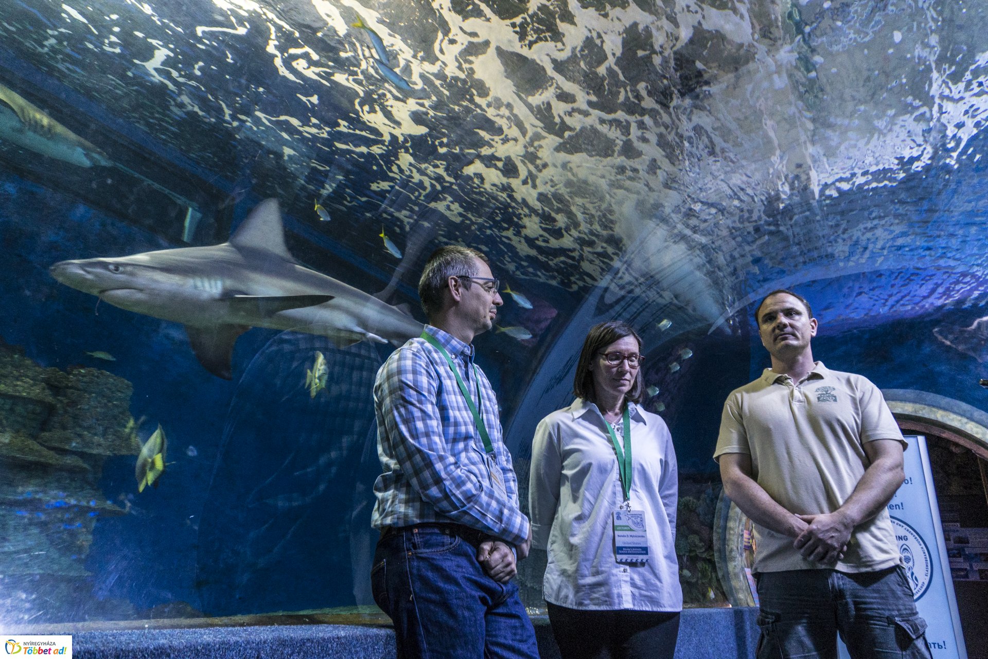 Tengerbiológusok a Nyíregyházi Állatparkban