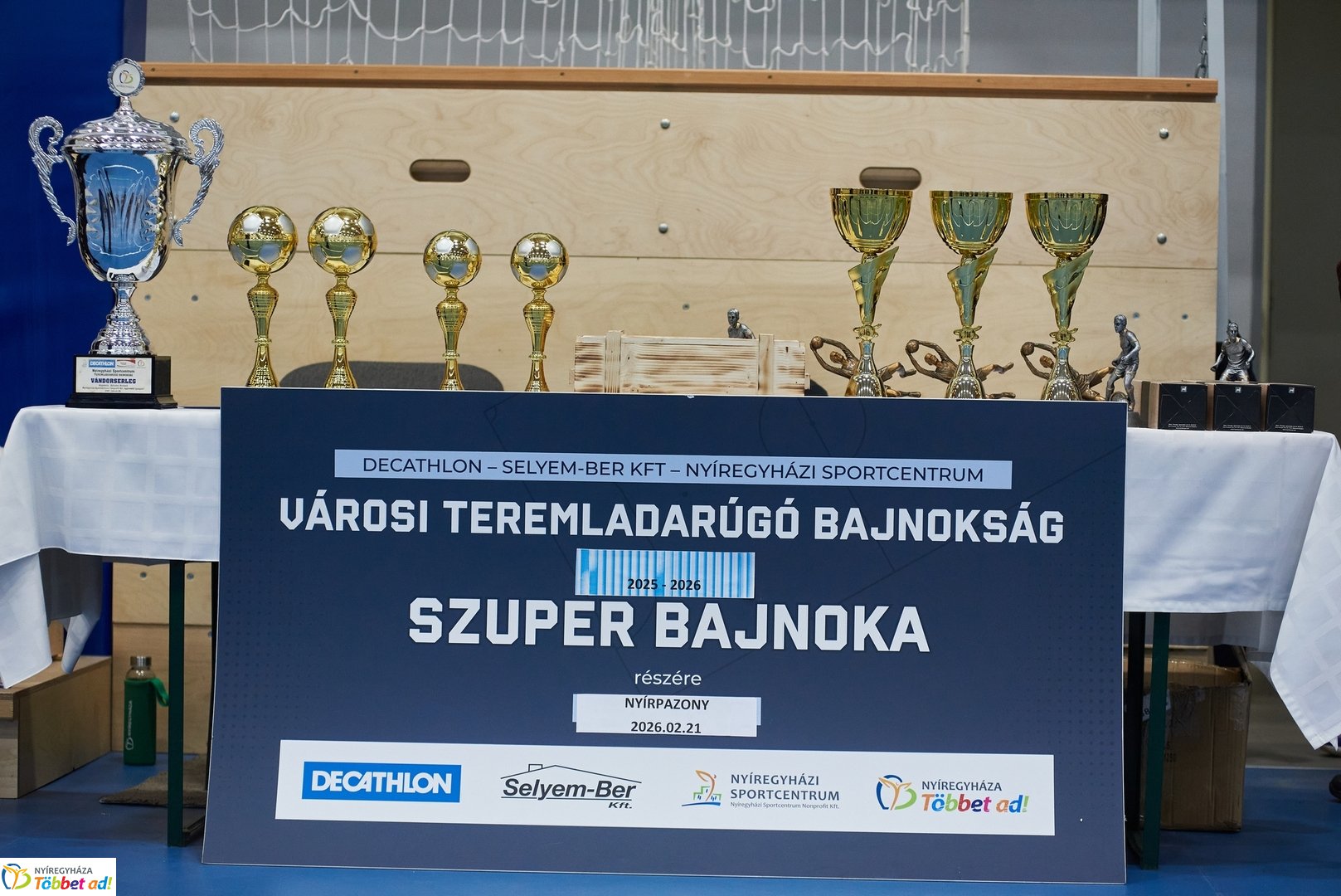 Teremfoci bajnokság díjazása 2026