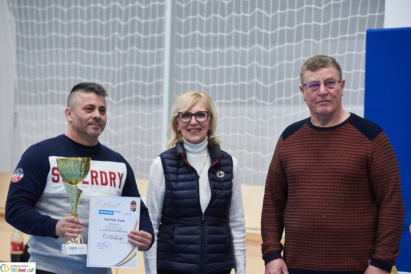 Teremfoci bajnokság díjazása 2026