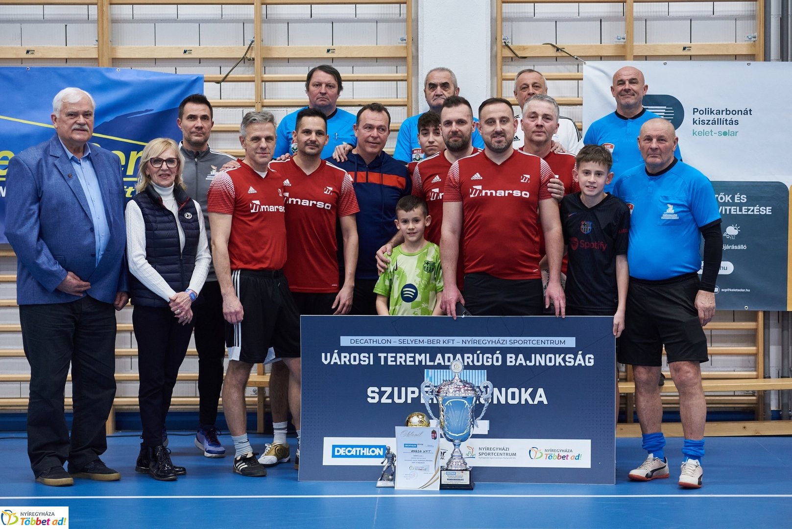 Teremfoci bajnokság díjazása 2026