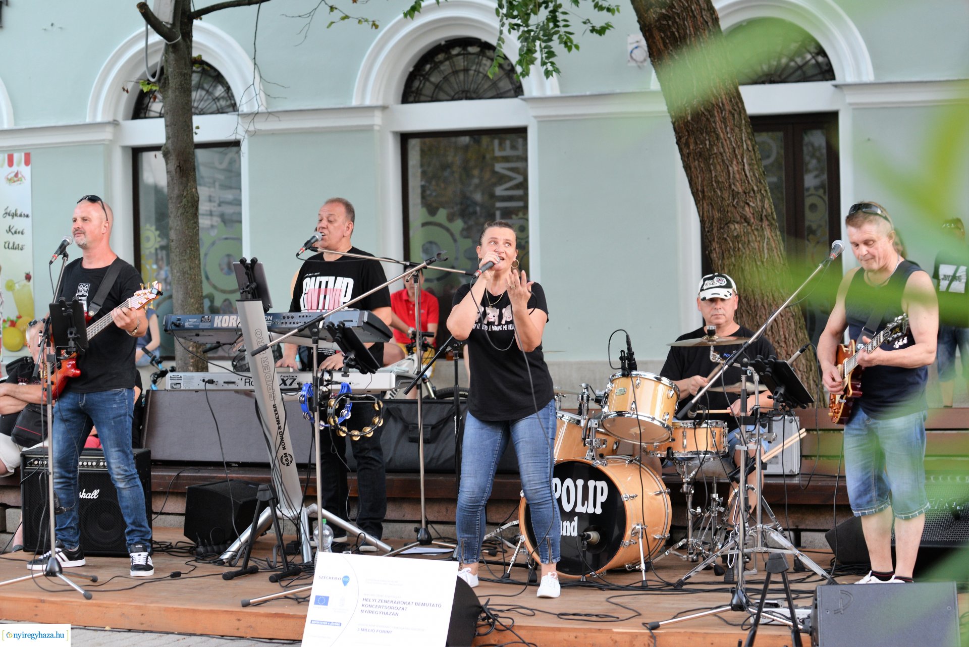 Téren-Nyáron - kedd este a Polip Band koncertezett