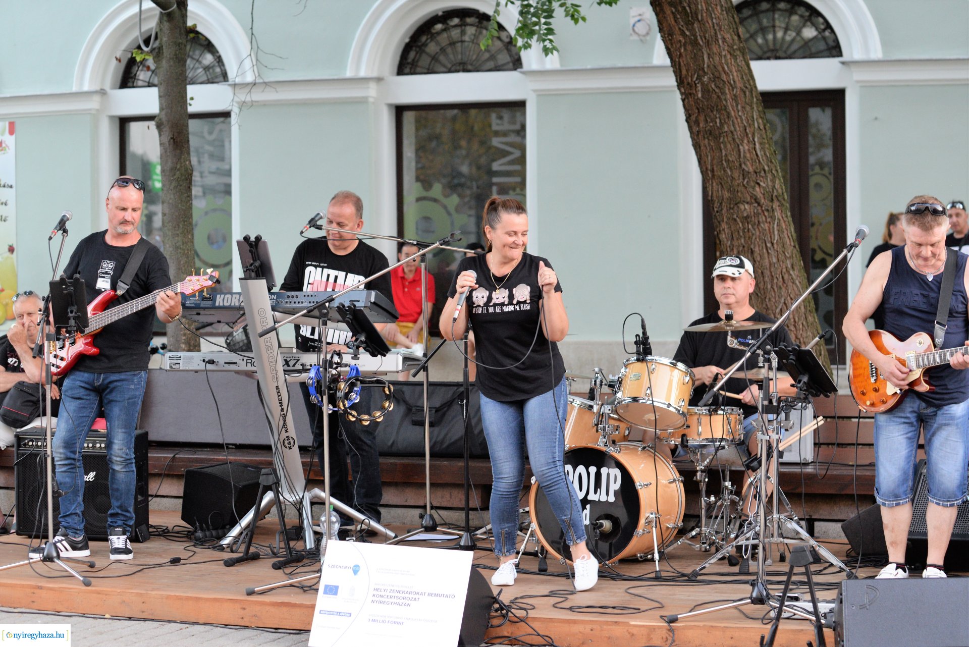 Téren-Nyáron - kedd este a Polip Band koncertezett