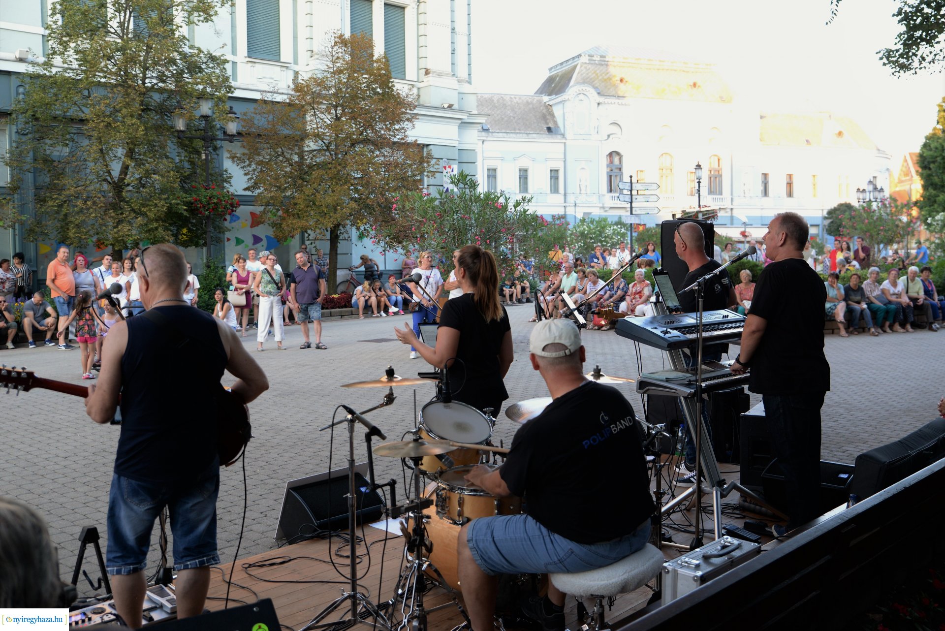Téren-Nyáron - kedd este a Polip Band koncertezett