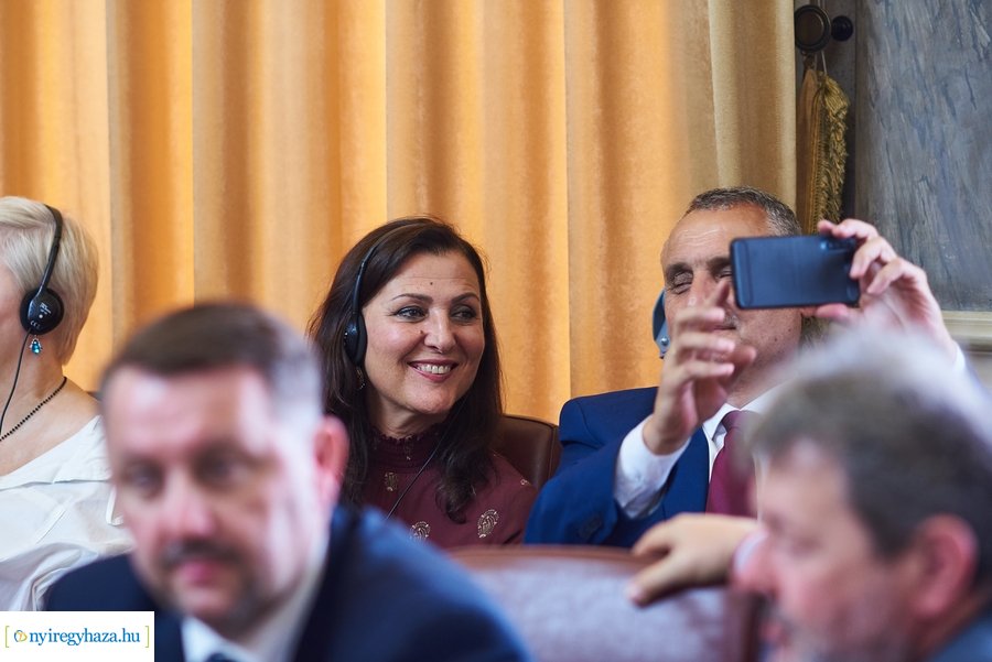 Testvérvárosi találkozó a Városházán 2021