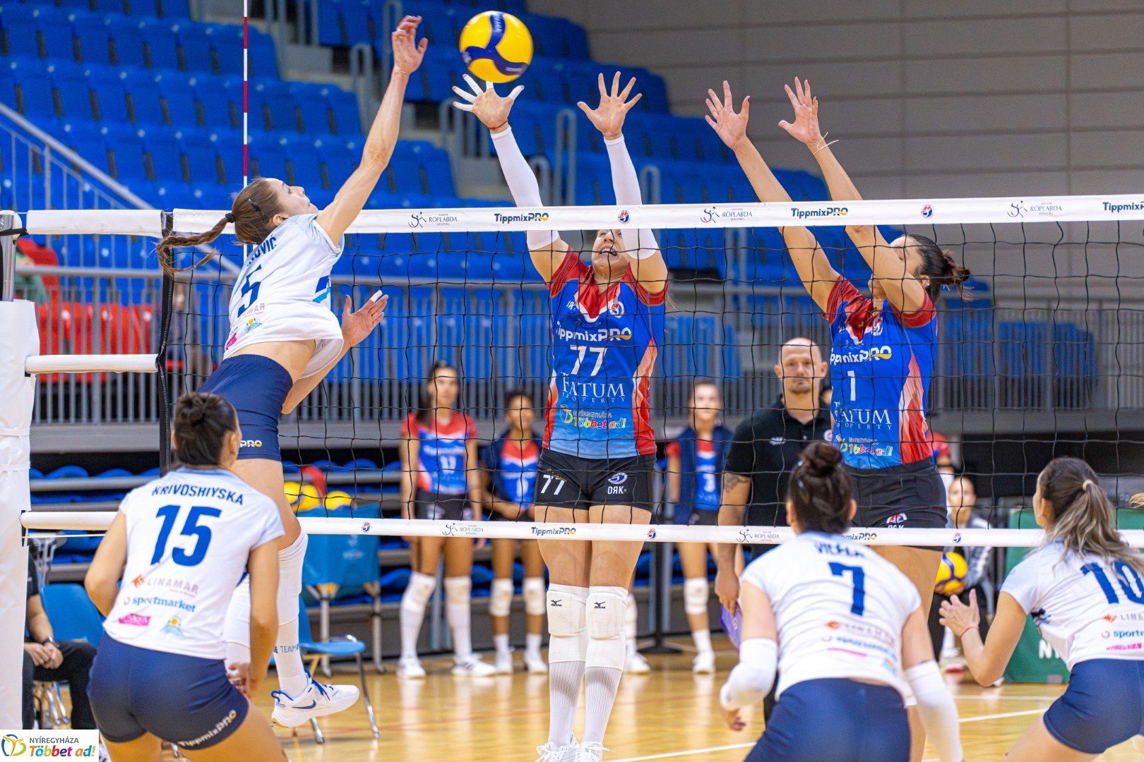 TippmixPro Női Extraliga röplabda mérkőzés FATUM Nyíregyháza - BRSE Békéscsaba