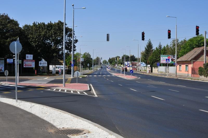 Tiszavasvári - Derkovits utca csomópont átadó