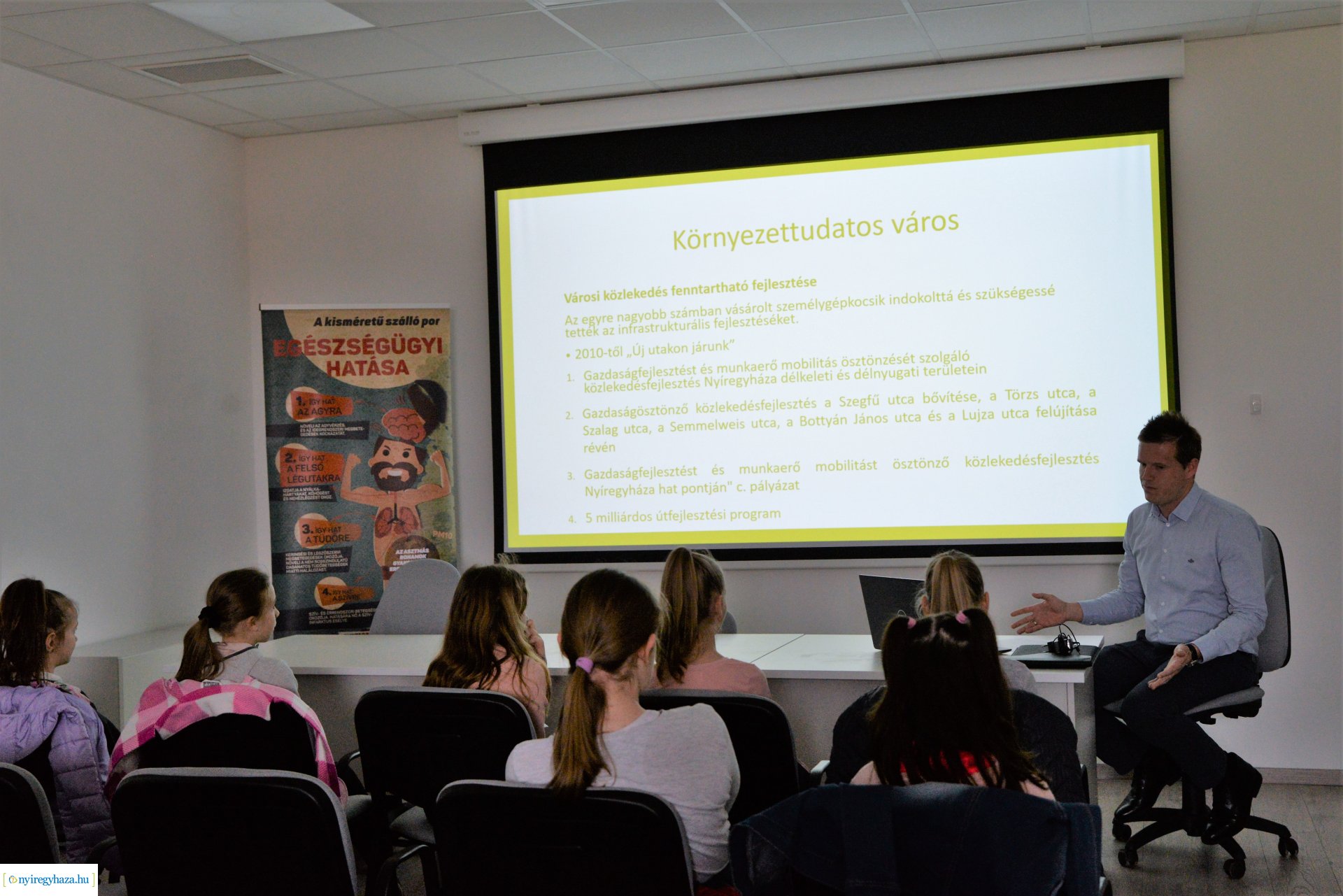 Tisztább levegőt a jövőnkért! - vetélkedő Nyíregyházán