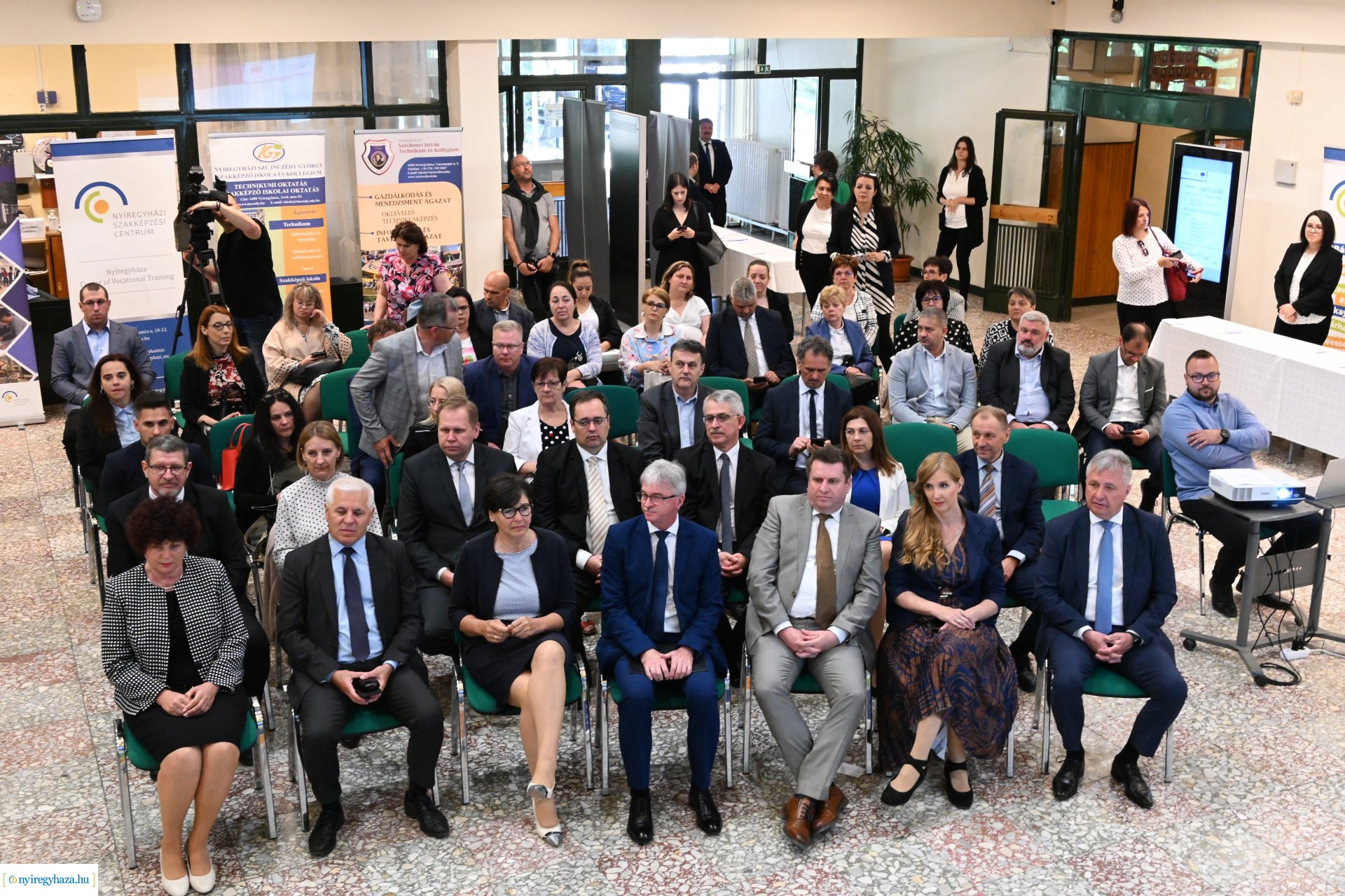 Több milliárdos intézményfejlesztés  valósul meg a Nyíregyházi Szakképzési Centrumban -  sajtótájékoztató