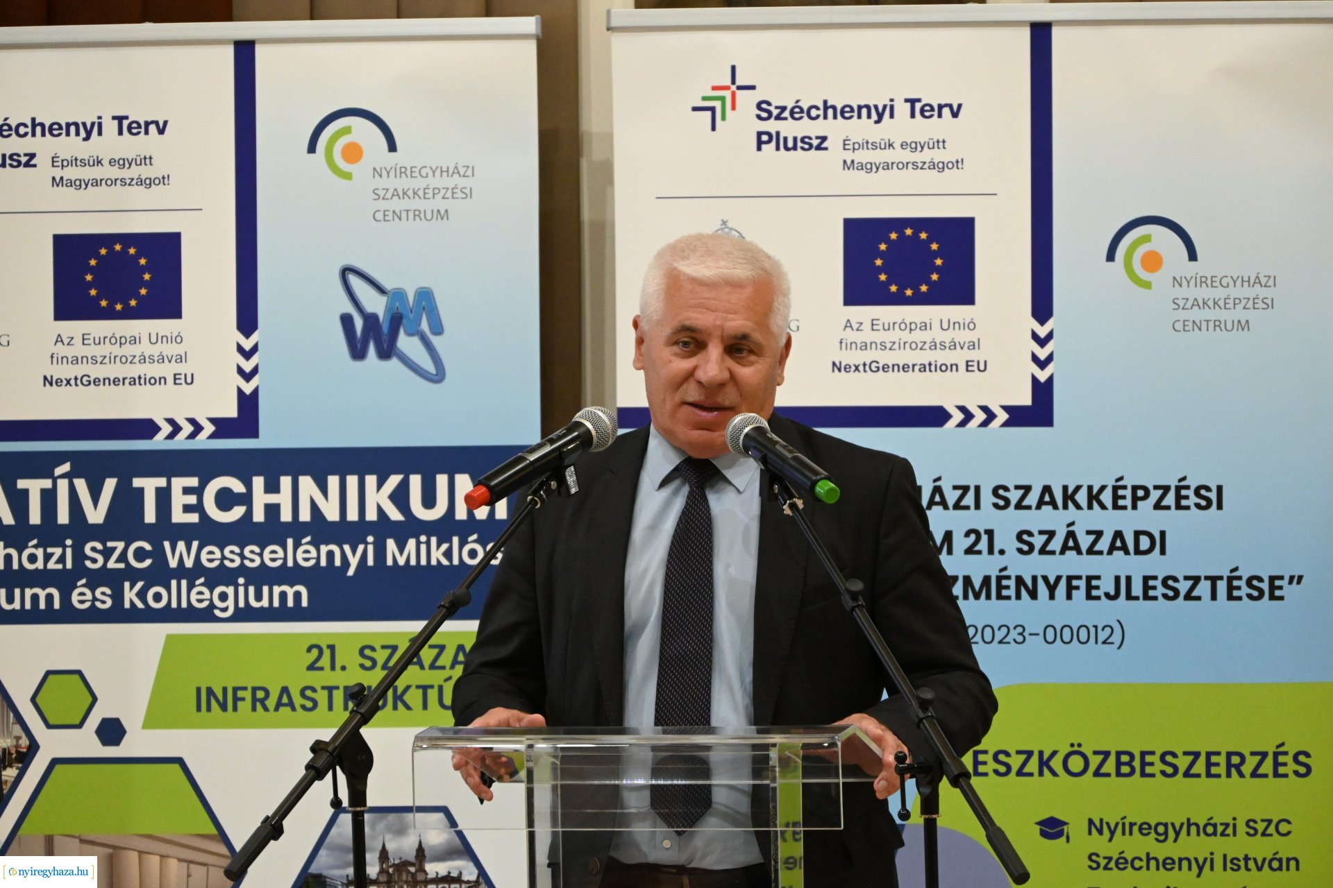 Több milliárdos intézményfejlesztés  valósul meg a Nyíregyházi Szakképzési Centrumban -  sajtótájékoztató