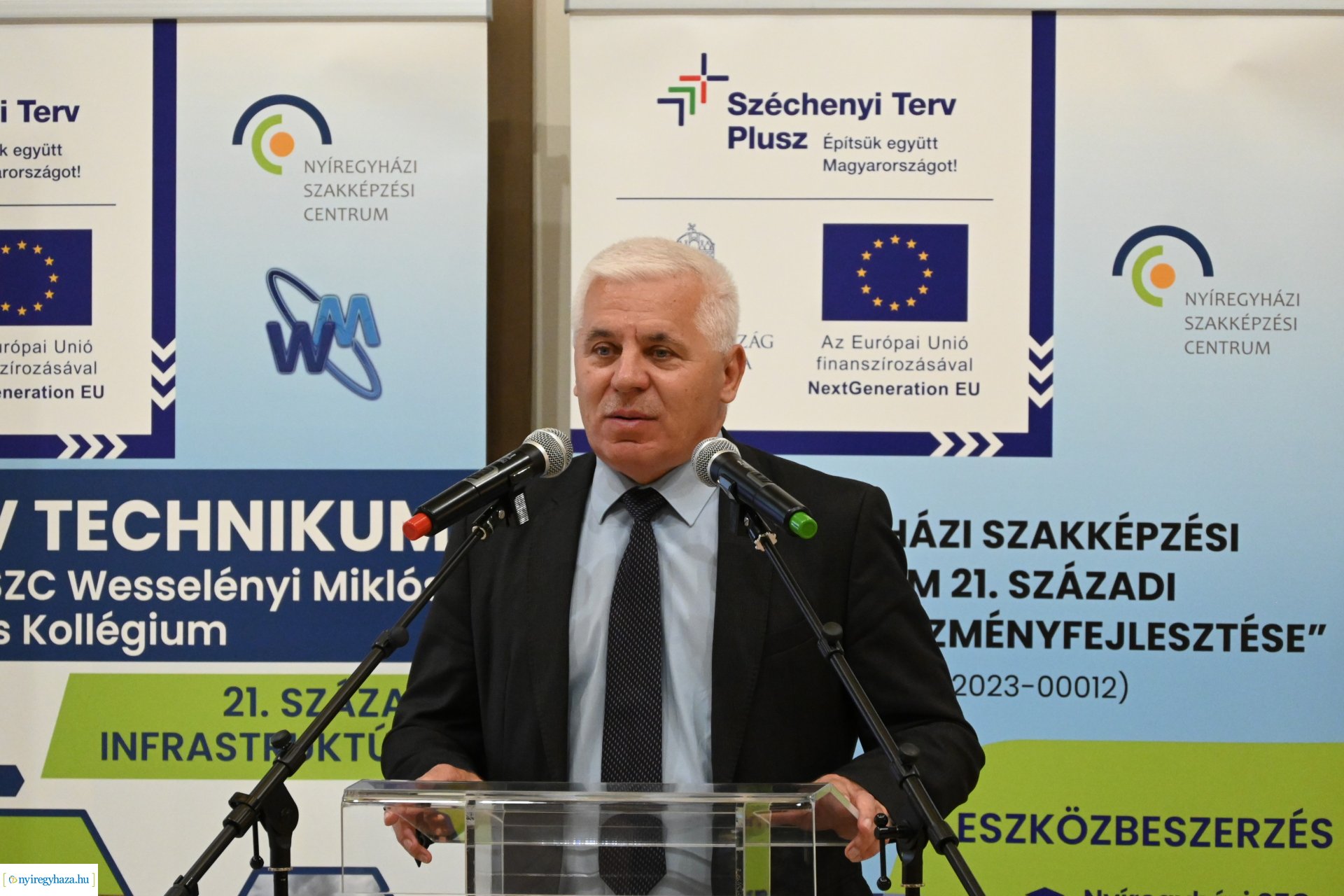 Több milliárdos intézményfejlesztés  valósul meg a Nyíregyházi Szakképzési Centrumban -  sajtótájékoztató