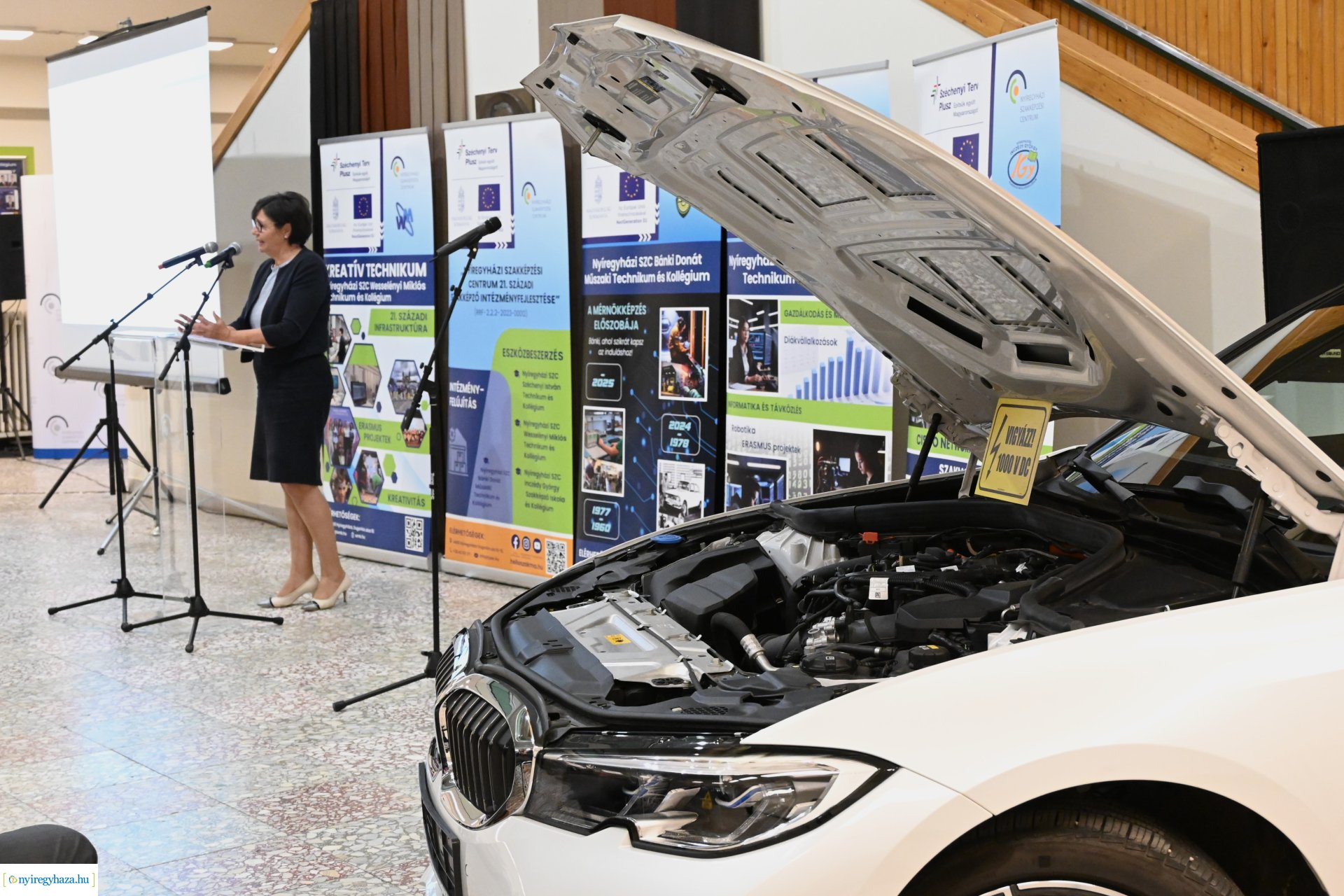 Több milliárdos intézményfejlesztés  valósul meg a Nyíregyházi Szakképzési Centrumban -  sajtótájékoztató