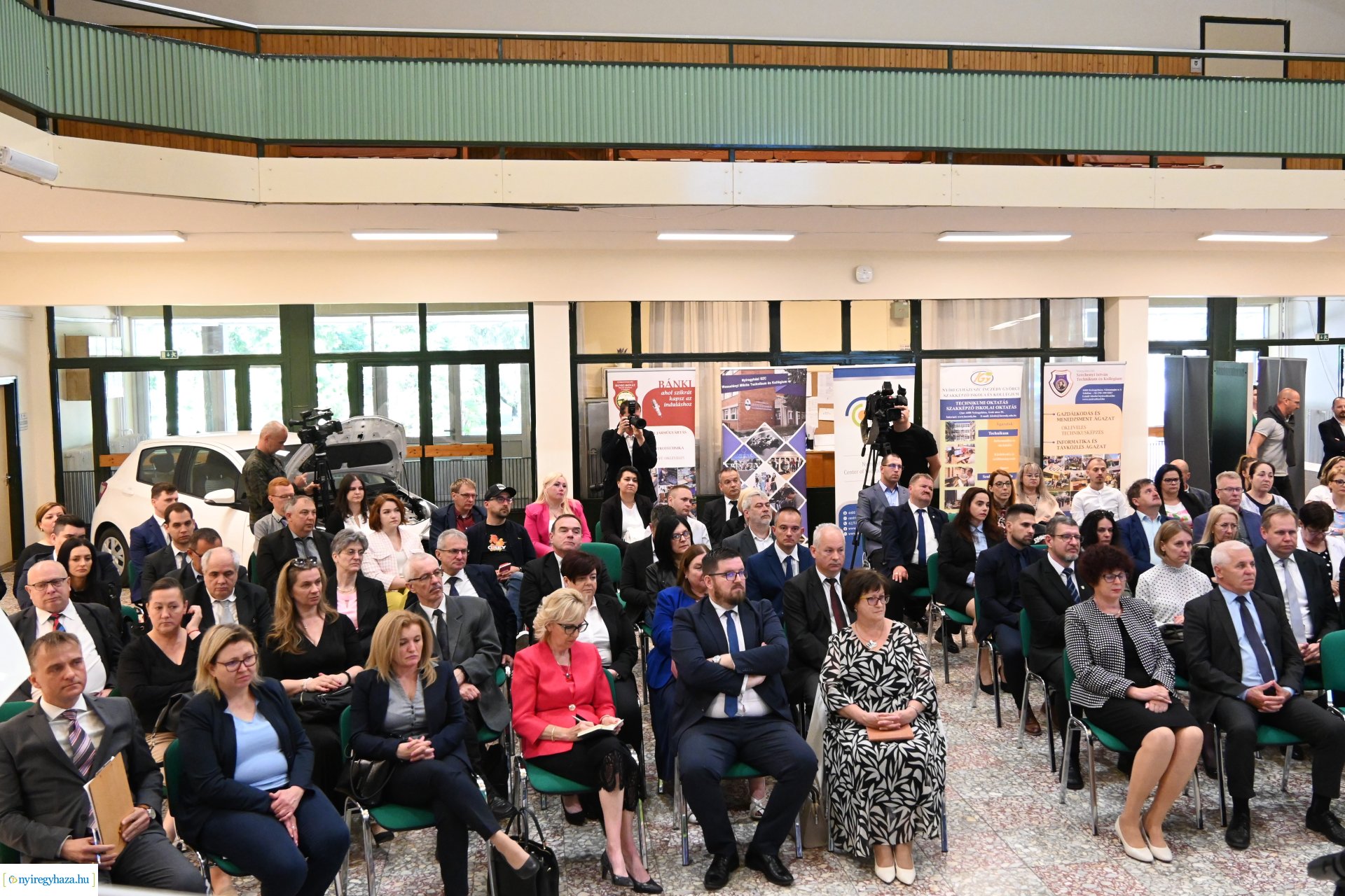 Több milliárdos intézményfejlesztés  valósul meg a Nyíregyházi Szakképzési Centrumban -  sajtótájékoztató