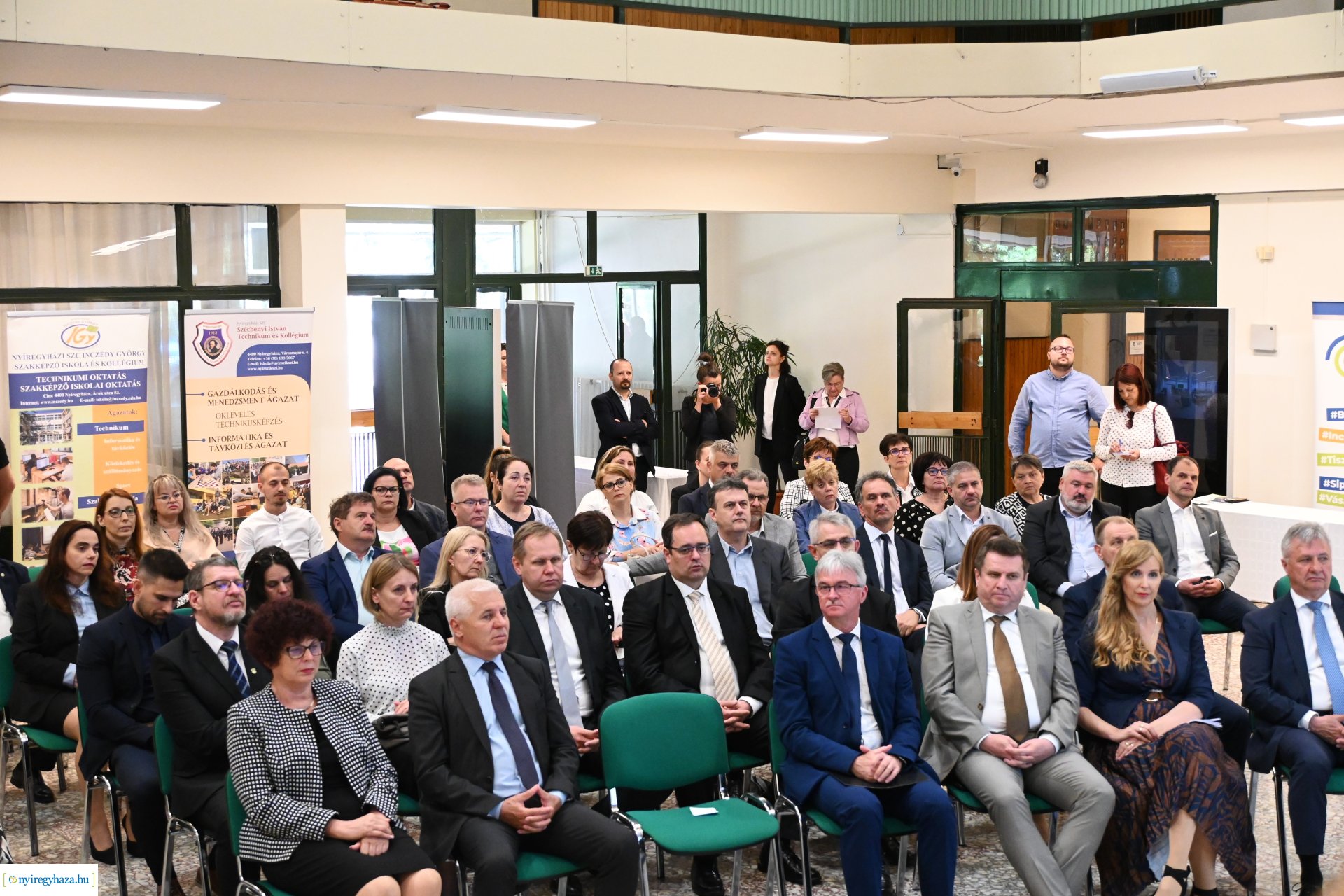 Több milliárdos intézményfejlesztés  valósul meg a Nyíregyházi Szakképzési Centrumban -  sajtótájékoztató