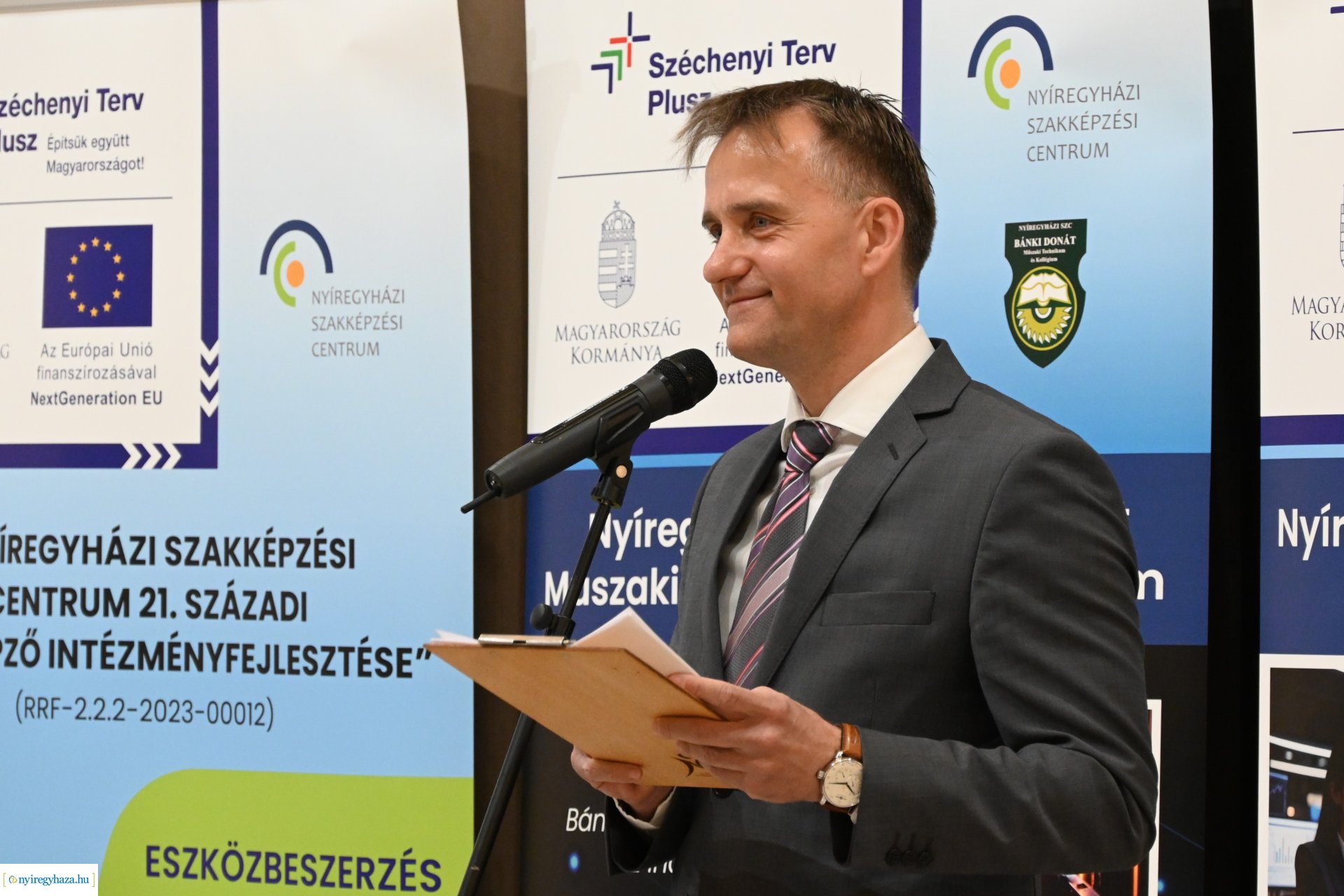 Több milliárdos intézményfejlesztés  valósul meg a Nyíregyházi Szakképzési Centrumban -  sajtótájékoztató