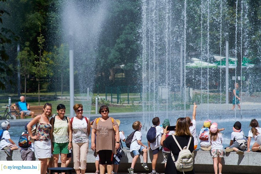 Turisztikai projektzáró - Szökőkút