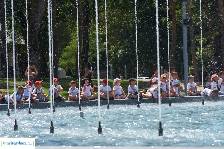 Turisztikai projektzáró - Szökőkút