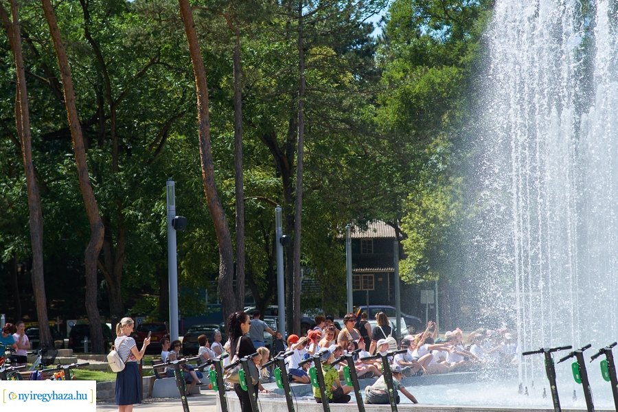Turisztikai projektzáró - Szökőkút